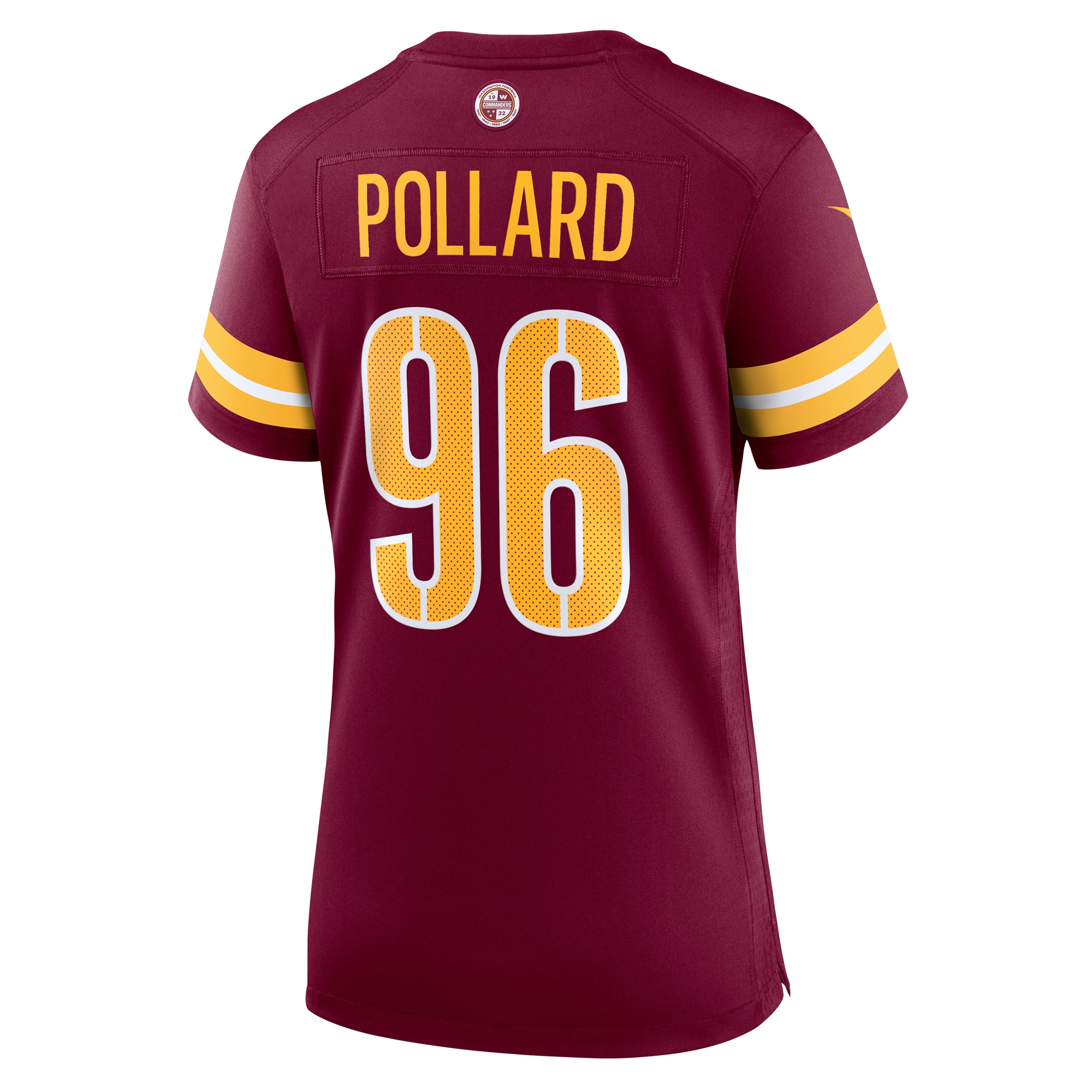 Washington Commanders Norell Pollard Burgundy Game NFL Jersey Women's