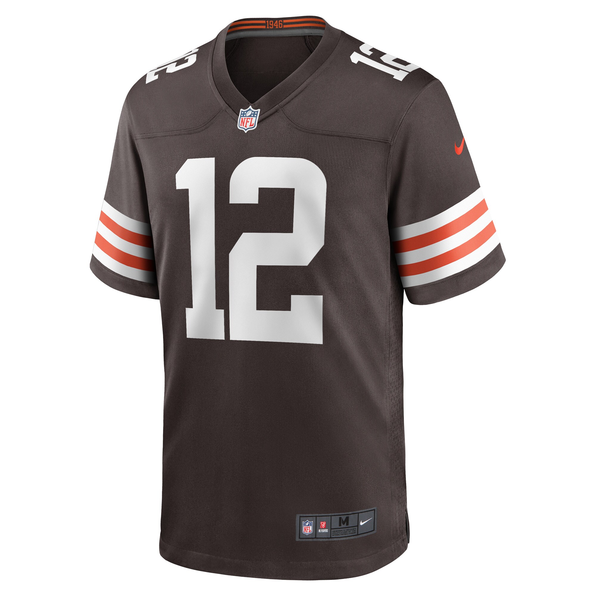 Cleveland Browns Michael Woods II Brown Game Player NFL Jersey Men's