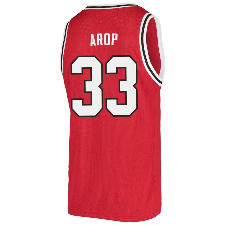 Aguek Arop 33 San Diego State Aztecs 2023- Red NCAA Jersey Men's