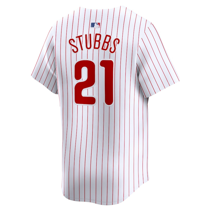 Garrett Stubbs 21 Philadelphia Phillies Home Limited Player White MLB Jersey Men's