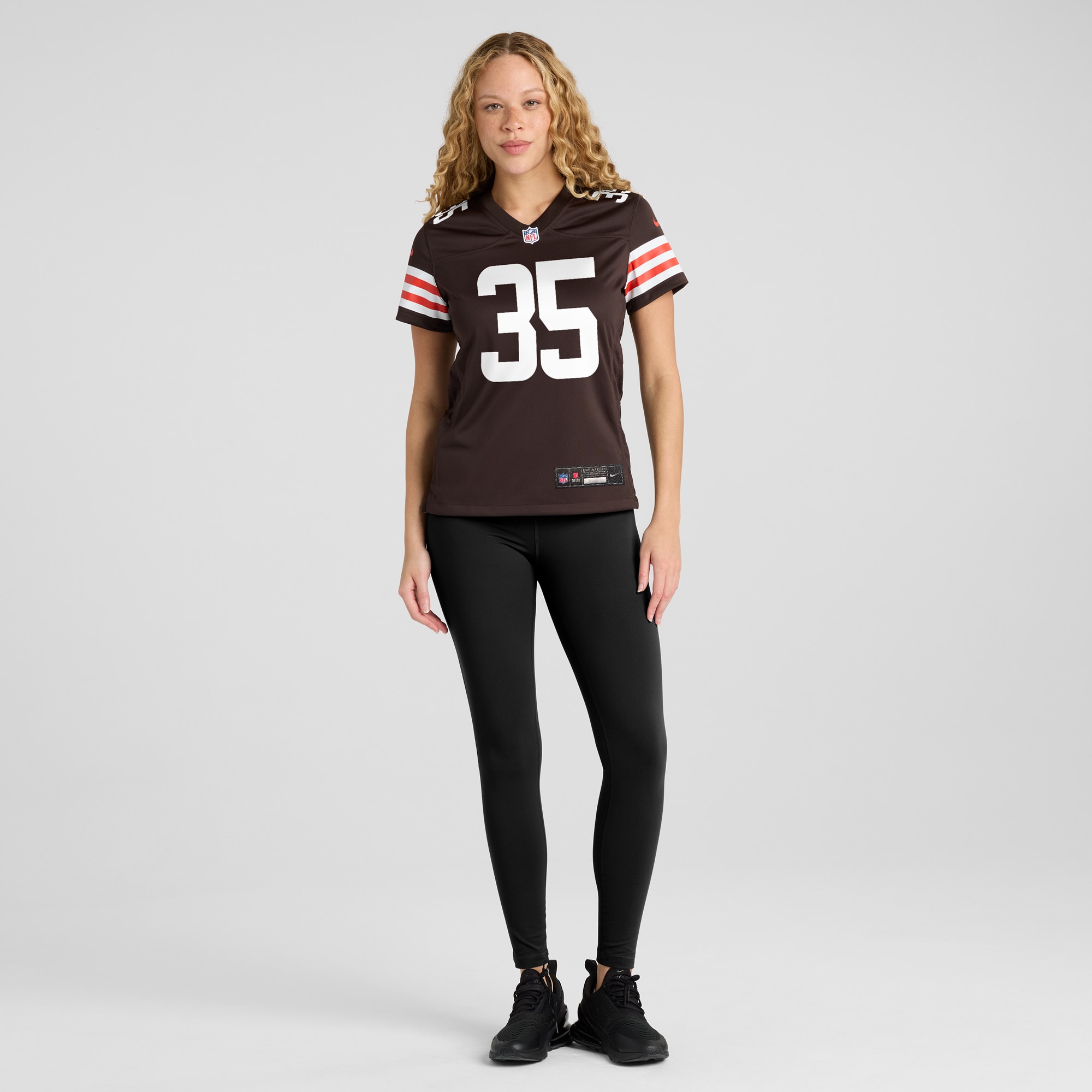 Cleveland Browns Charlie Thomas Brown Team Game NFL Jersey Women's