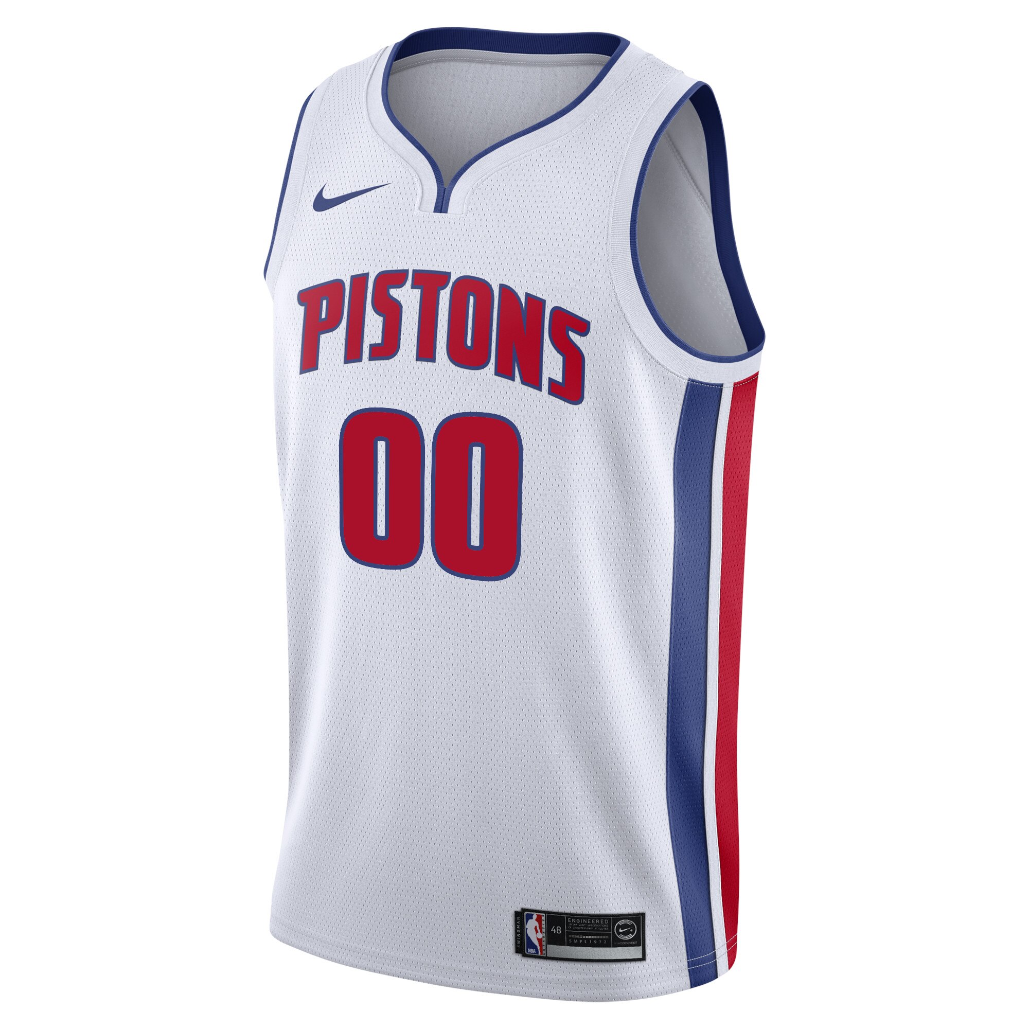 Detroit Pistons Association Swingman Custom NBA Jersey Youth