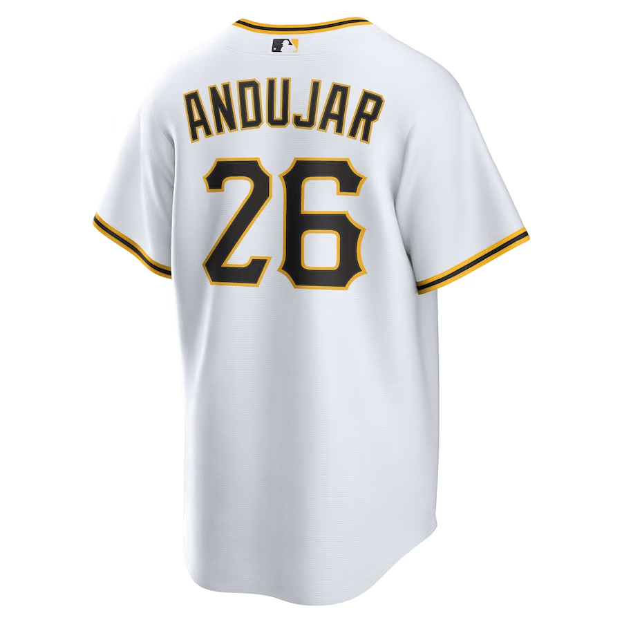 Miguel And?jar 26 Pittsburgh Pirates Home White MLB Jersey Men's