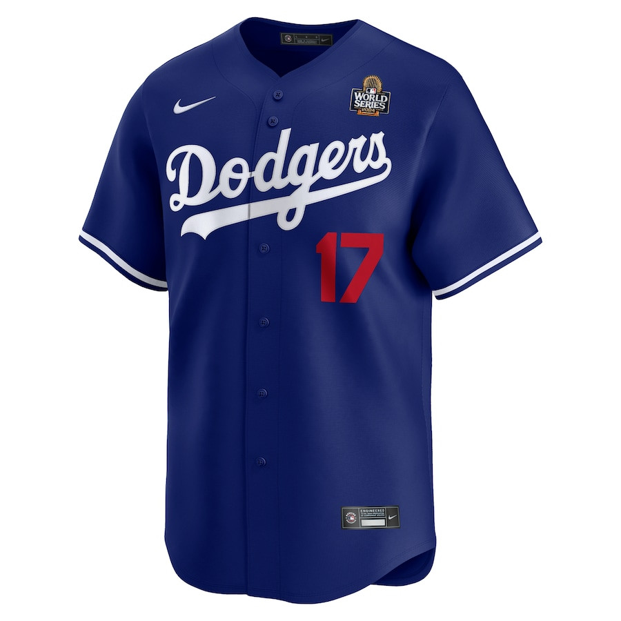Shohei Ohtani 17 Los Angeles Dodgers 2024 World Series Home Limited Player Royal MLB Jersey Men's