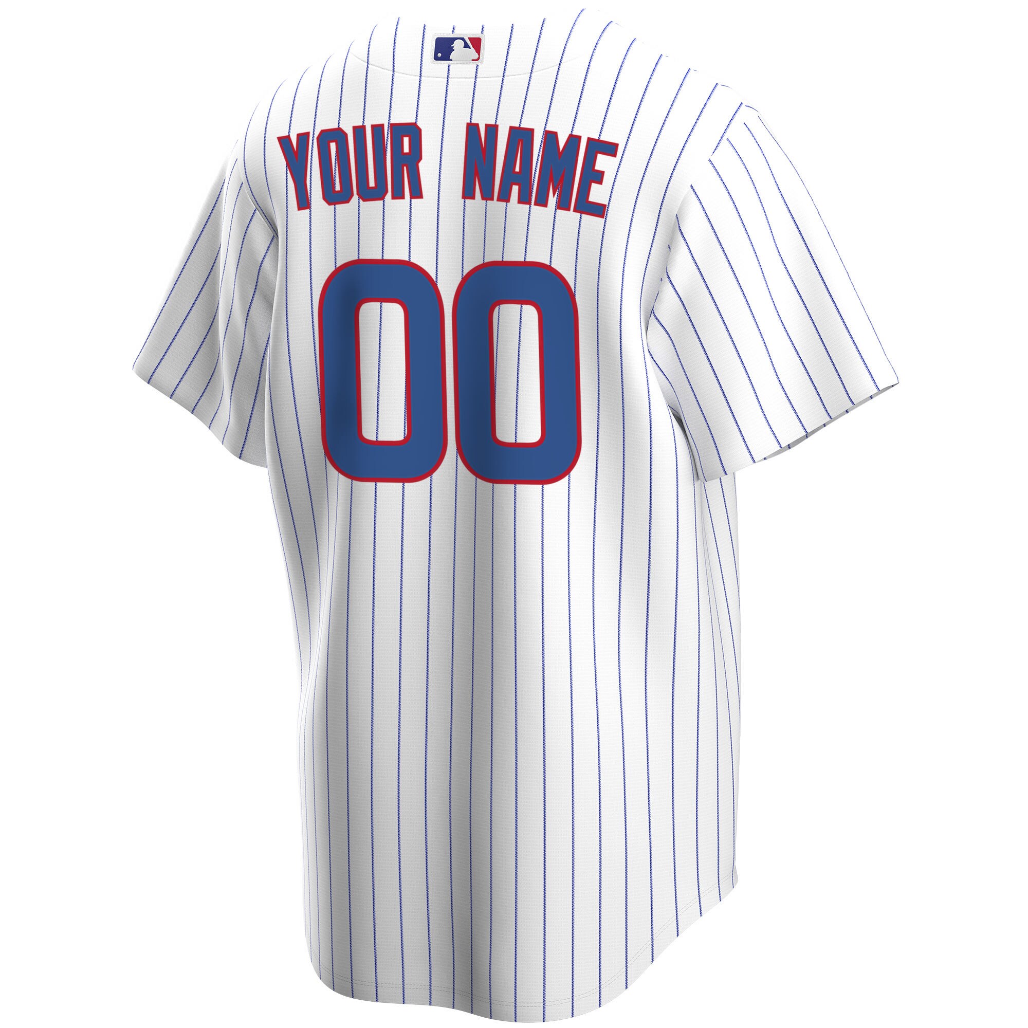 Chicago Cubs White Home Custom MLB Jersey Men's