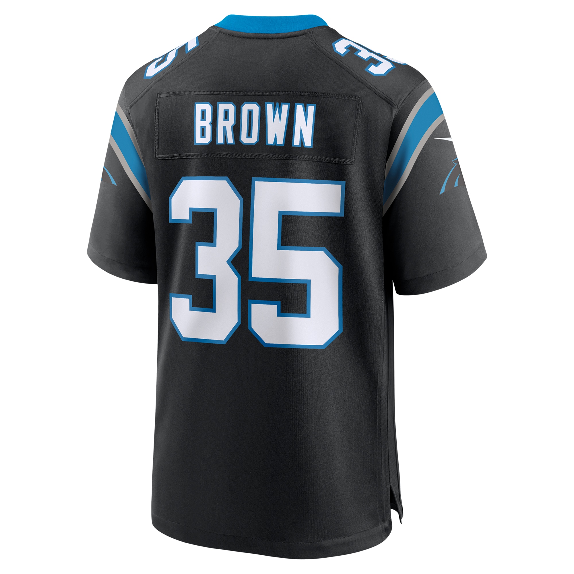 Carolina Panthers Anthony Brown Black Game NFL Jersey Men's