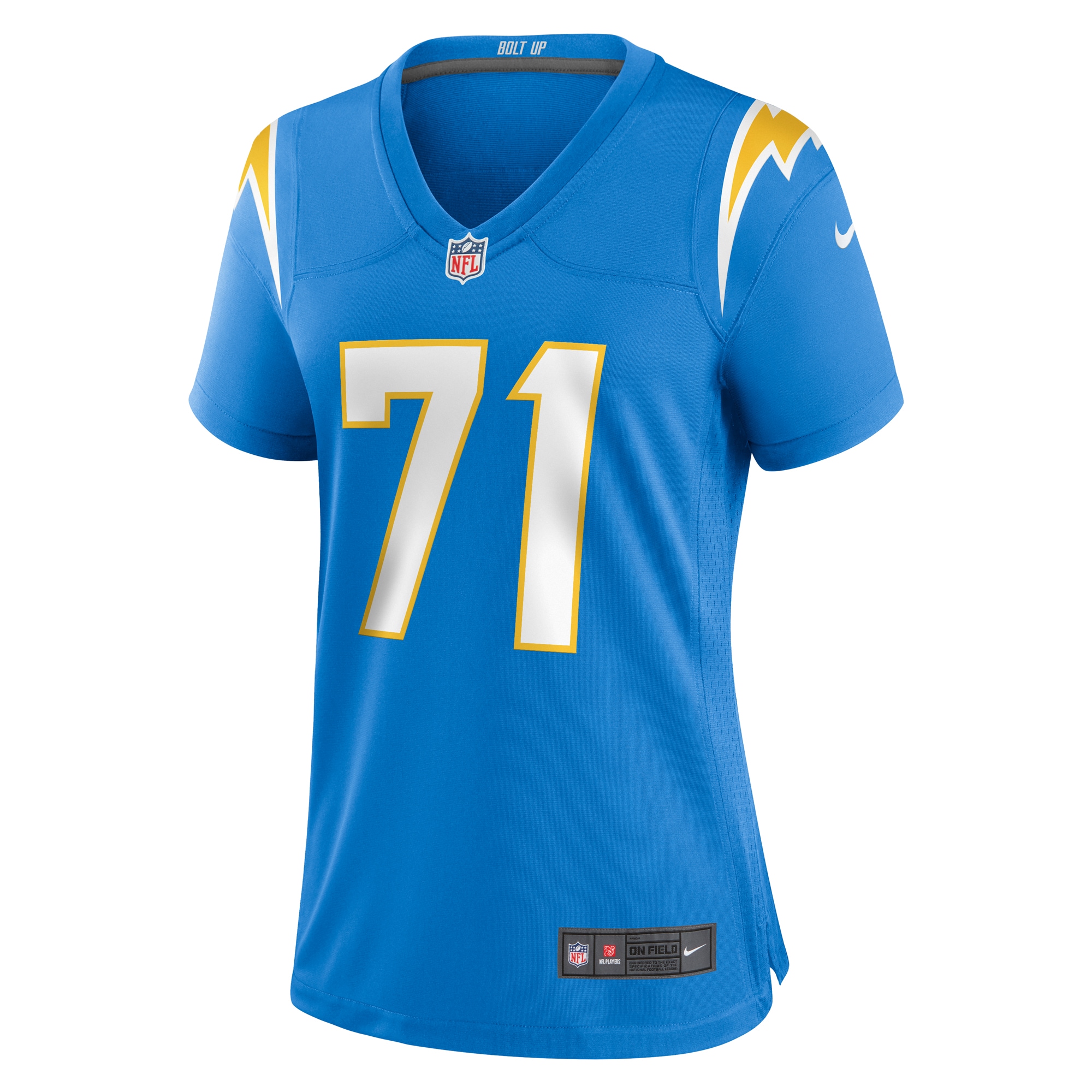 Los Angeles Chargers McFadden Powder Blue Team Game NFL Jersey Women's