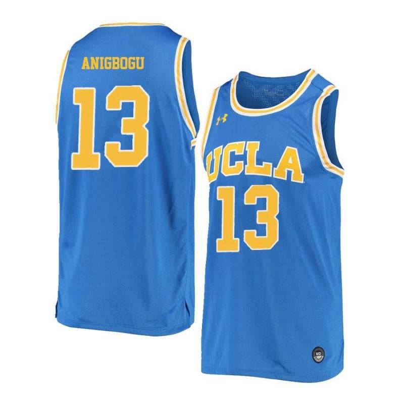 13 Ike Anigbogu Blue Retro Elite UCLA Bruins NCAA Jersey Men's