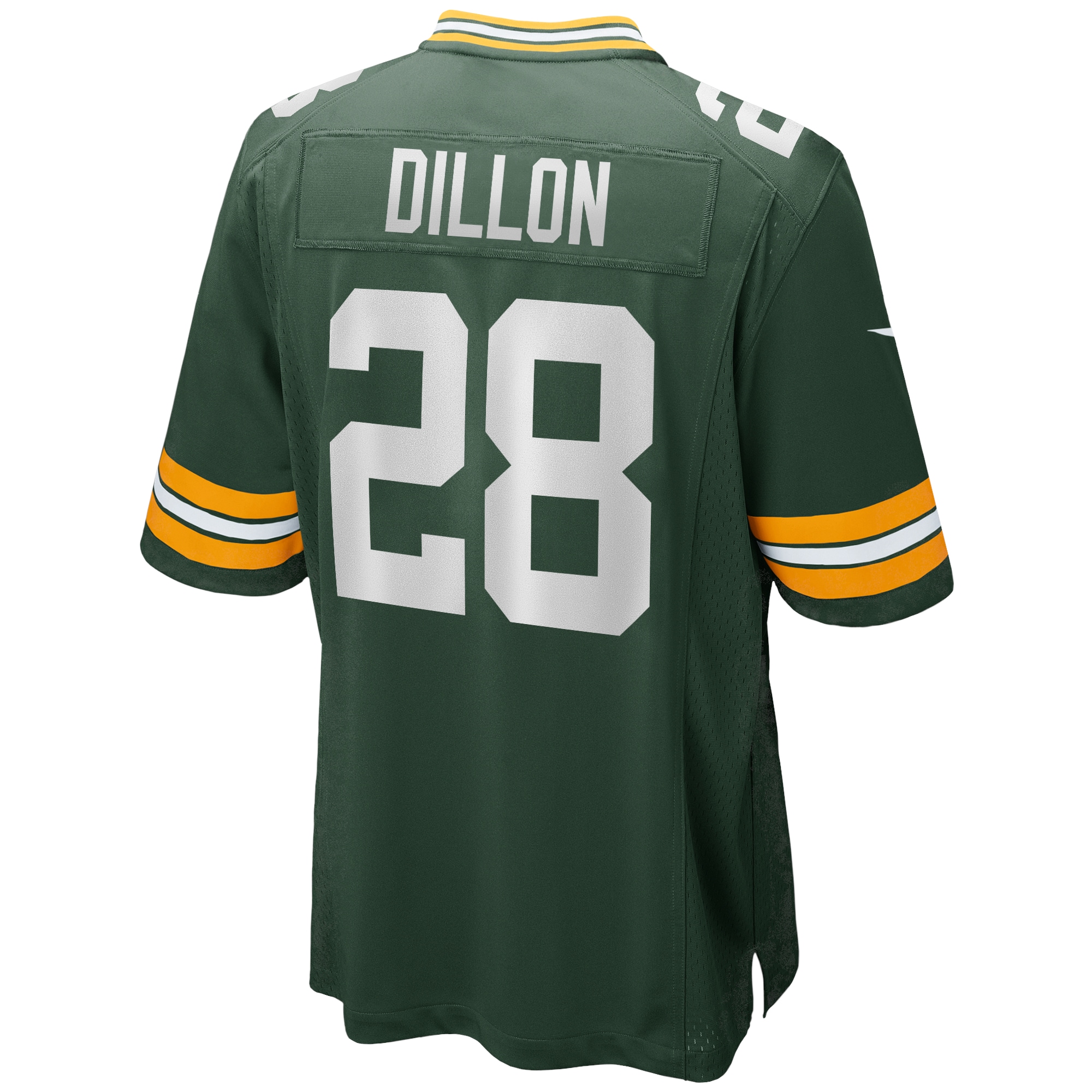 Green Bay Packers AJ Dillon Green Team Game NFL Jersey Men's