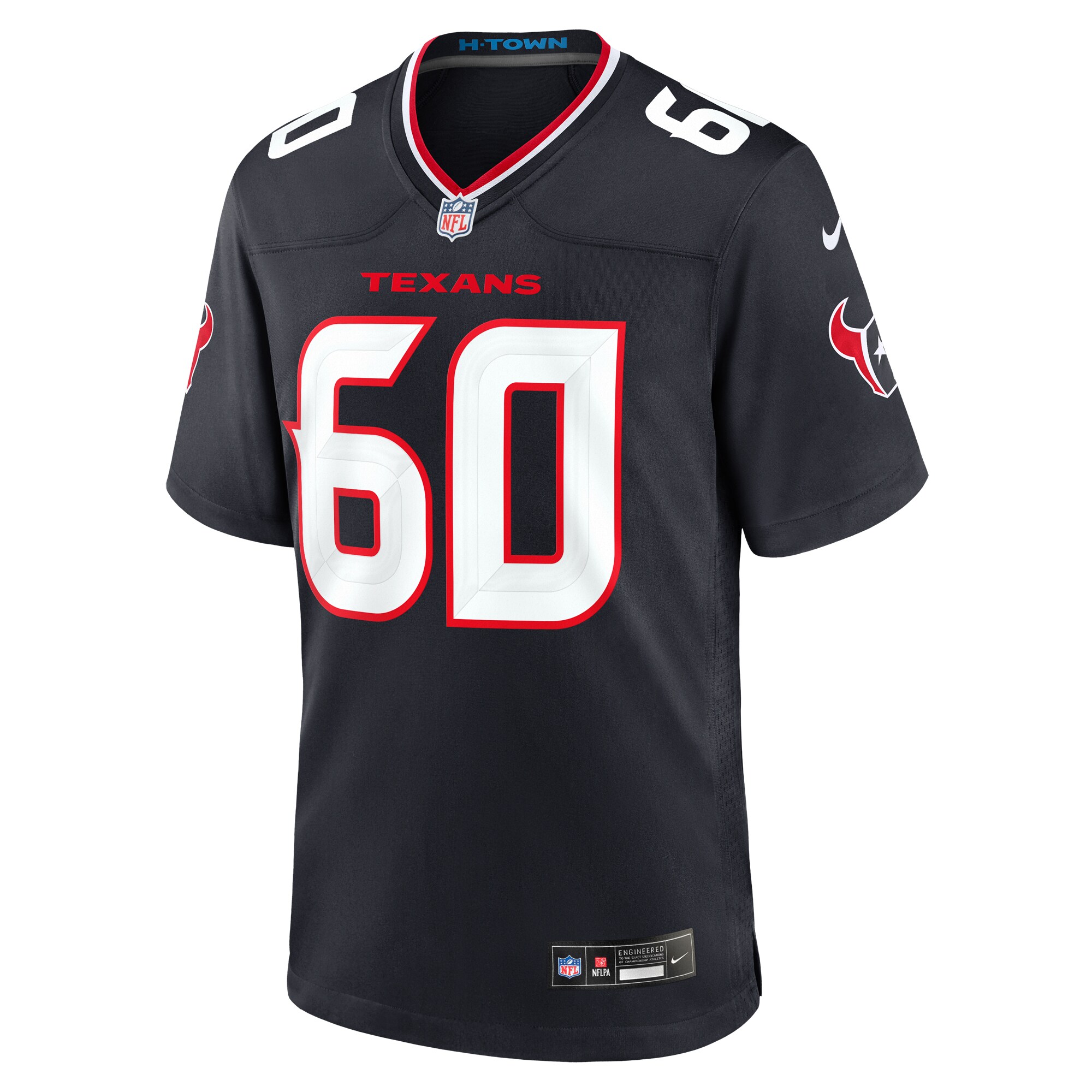 Houston Texans Dieter Eiselen Navy Team Game NFL Jersey Men's