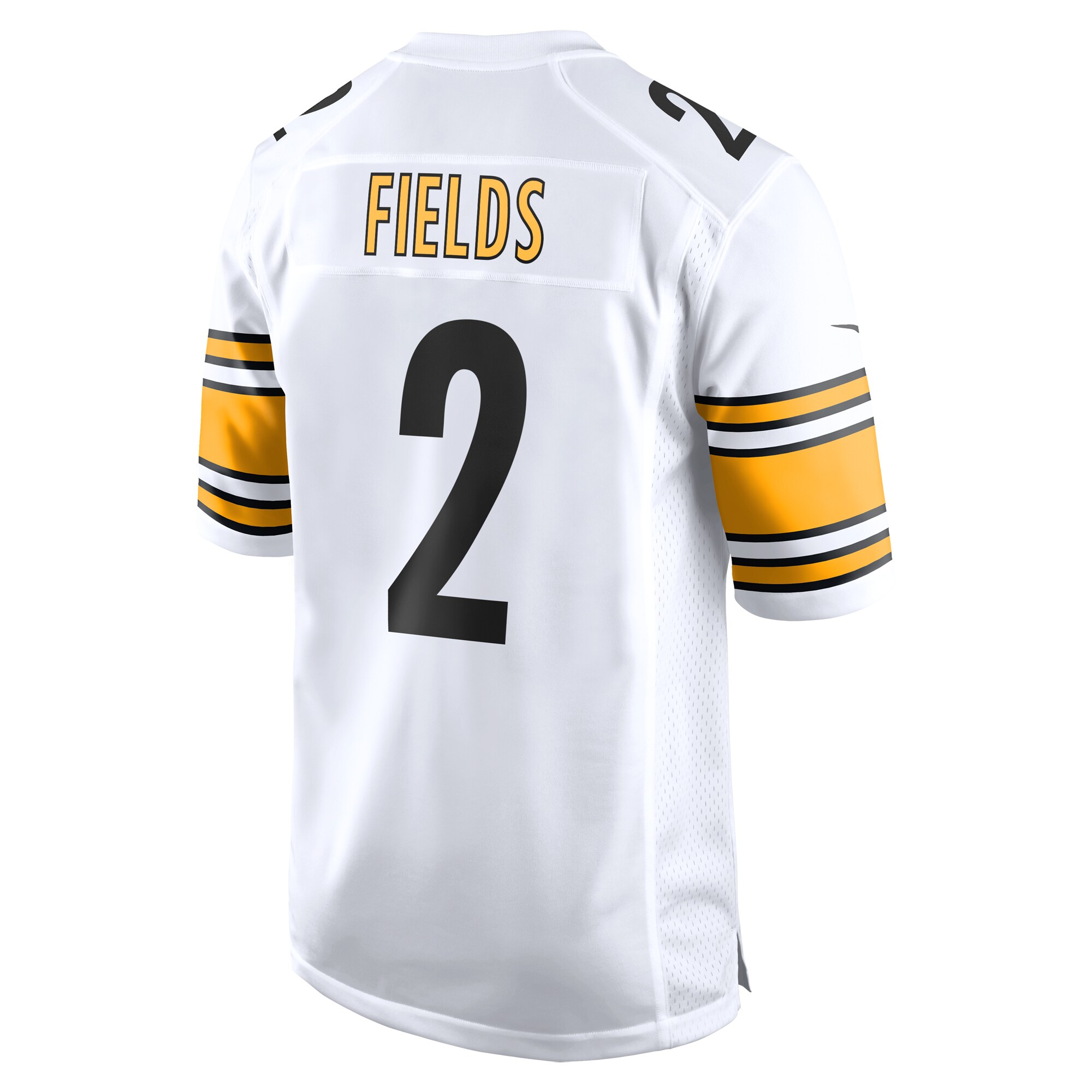 Pittsburgh Steelers Justin Fields White Game NFL Jersey Men's