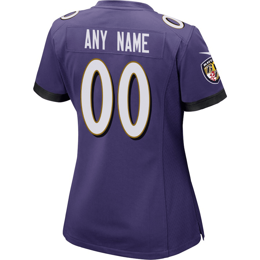 Baltimore Ravens vs. San Francisco 49ers Super Bowl LVIII Matchup Game Custom Purple NFL Jersey Women's
