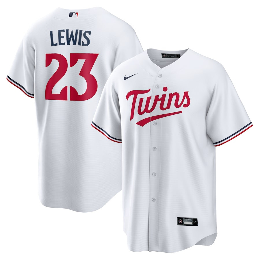 Royce Lewis 23 Minnesota Twins Player White MLB Jersey Men's
