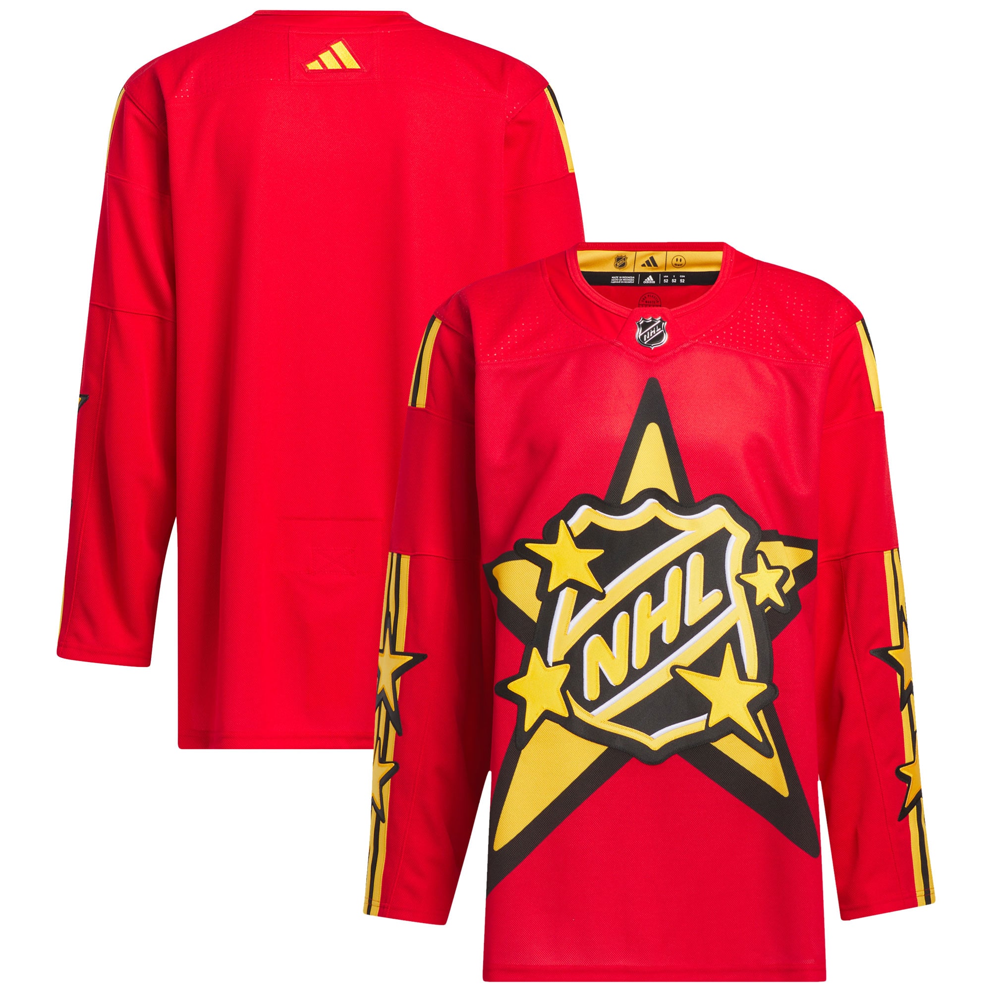 2024 All Star Game x drew house Red Primegreen NHL Jersey Men's