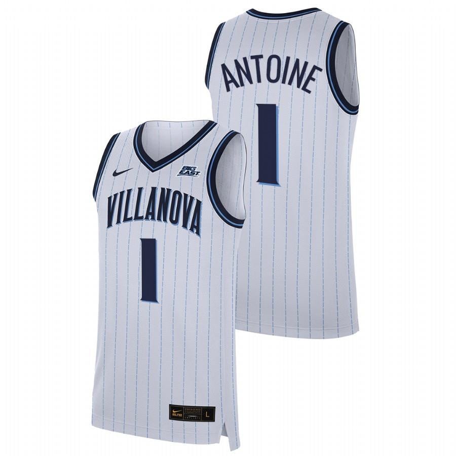 Bryan Antoine White Villanova Wildcats 2023 Home College NCAA Jersey Men's