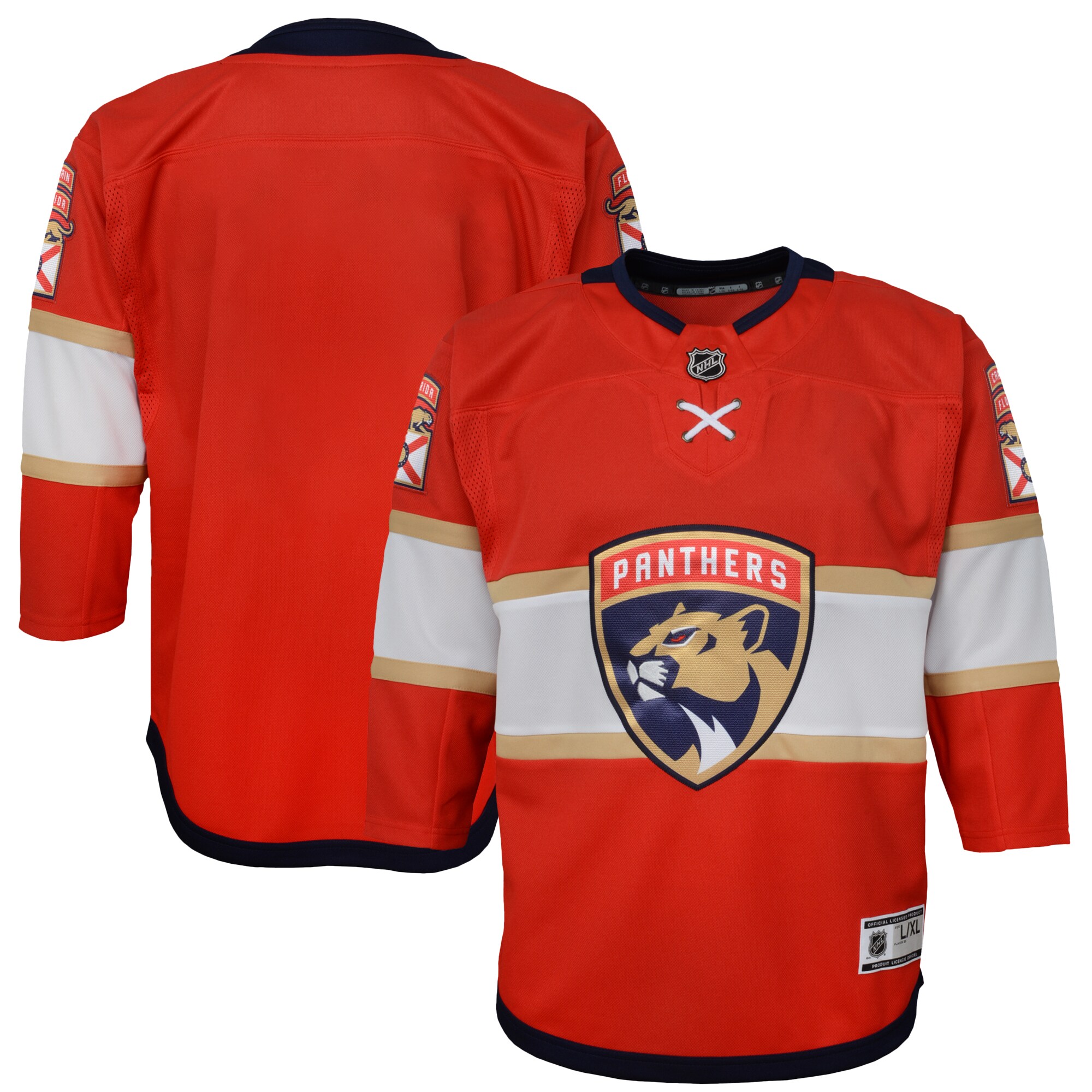 Florida Panthers Red Home Premier NHL Jersey Youth