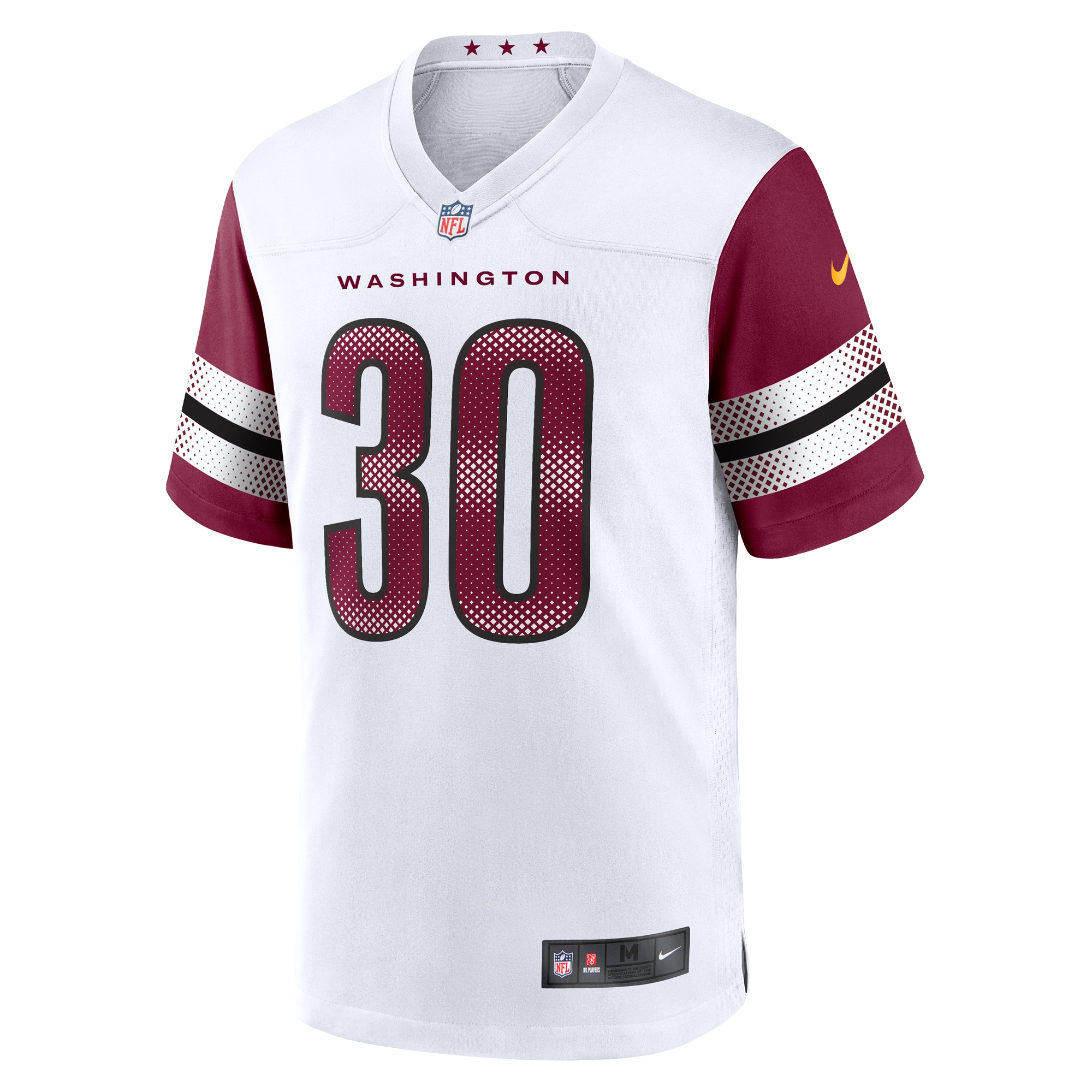 Washington Commanders Austin Ekeler White Game NFL Jersey Men's