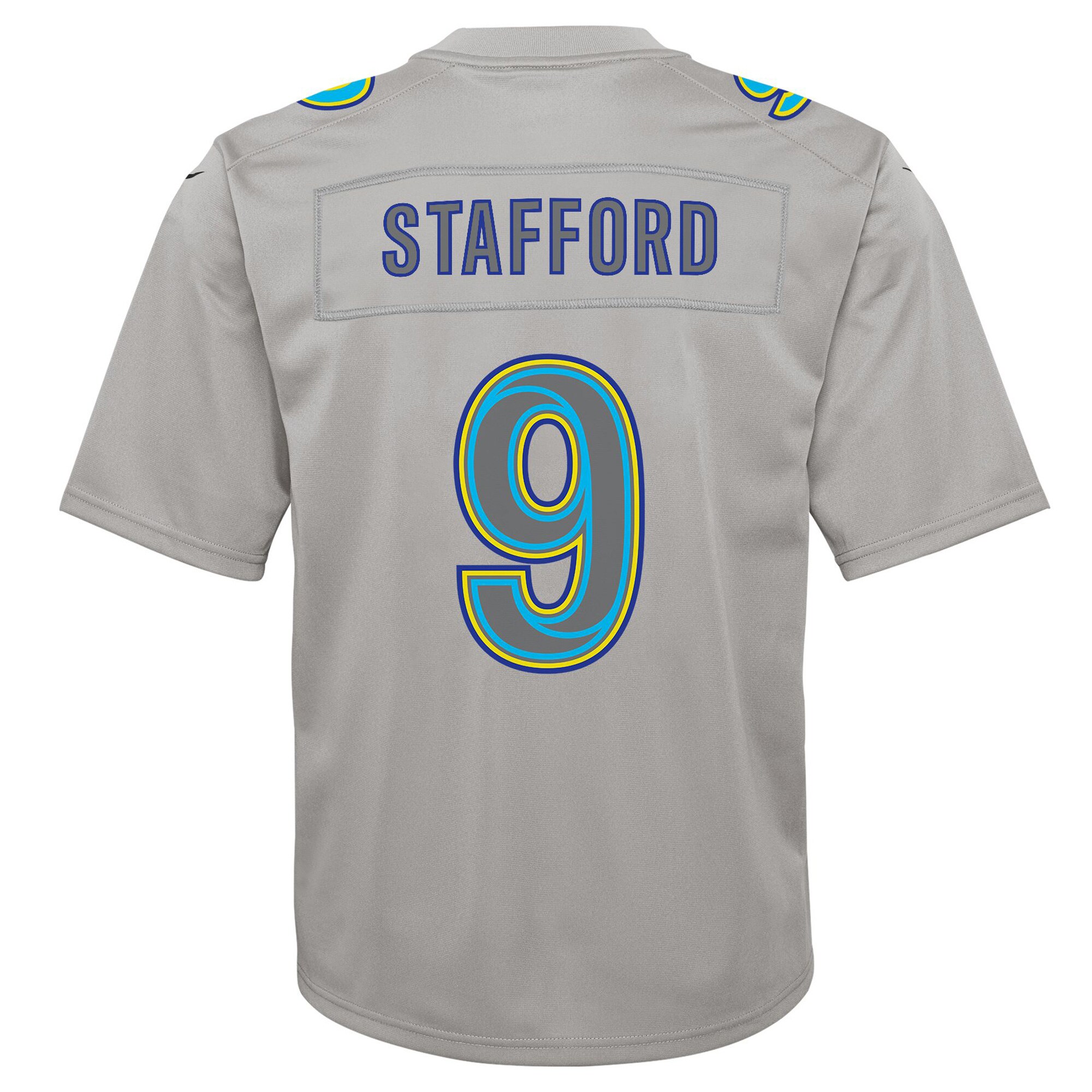 Los Angeles Rams Matthew Stafford Gray Atmosphere Game NFL Jersey Youth