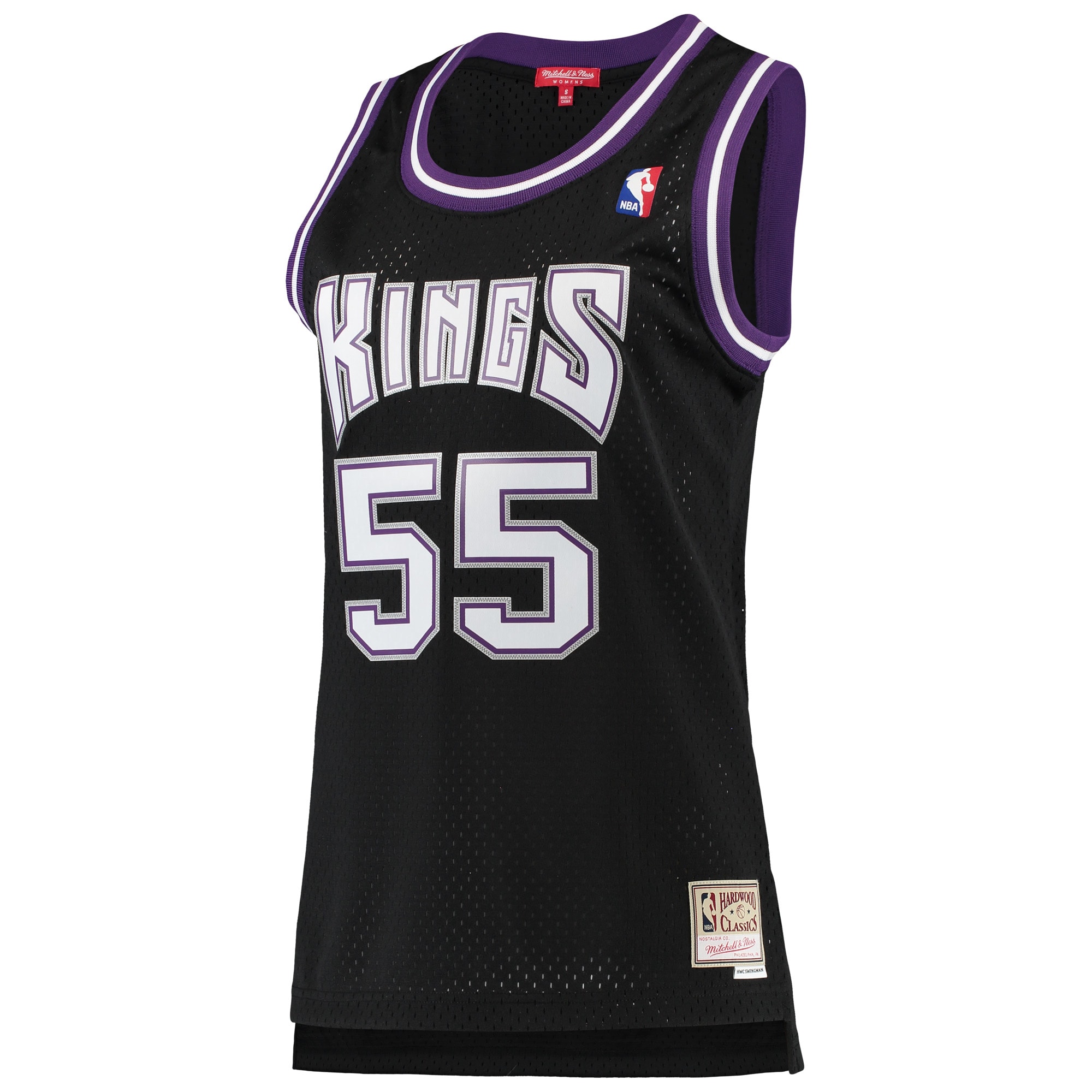 Mitchell Ness Jason Williams Black Sacramento Kings 2000-01 Hardwood Classics Swingman NBA Jersey Women's