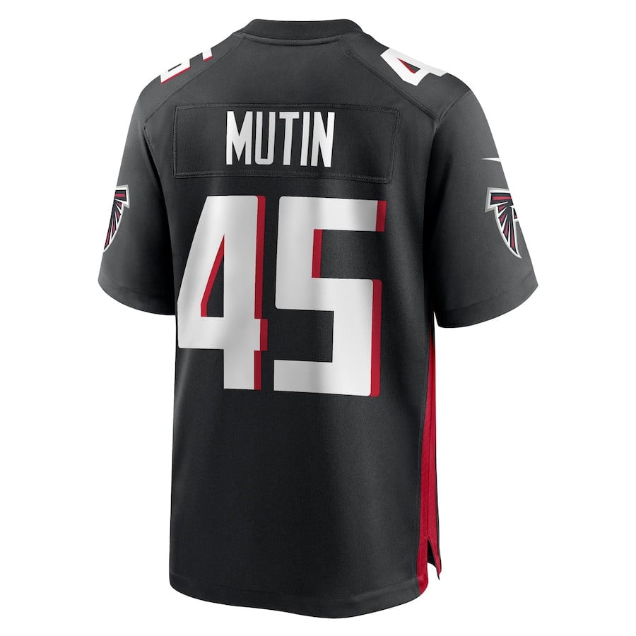 Donavan Mutin 45 Atlanta Falcons Game Black NFL Jersey Men's