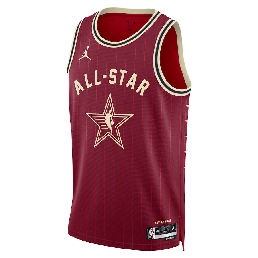 2024 All Star Game Swingman Custom Crimson NBA Jersey Men's