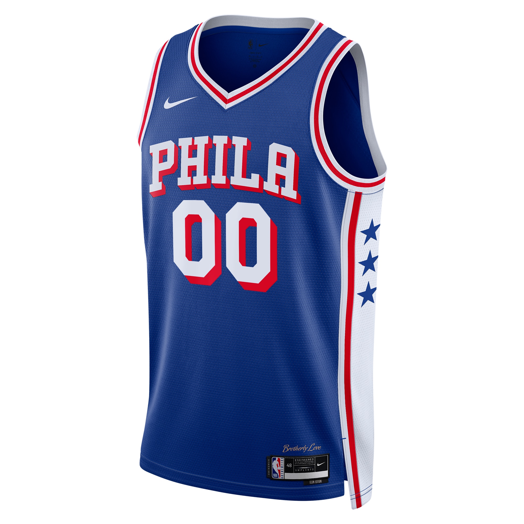 Philadelphia 76ers Icon Swingman Custom NBA Jersey Youth