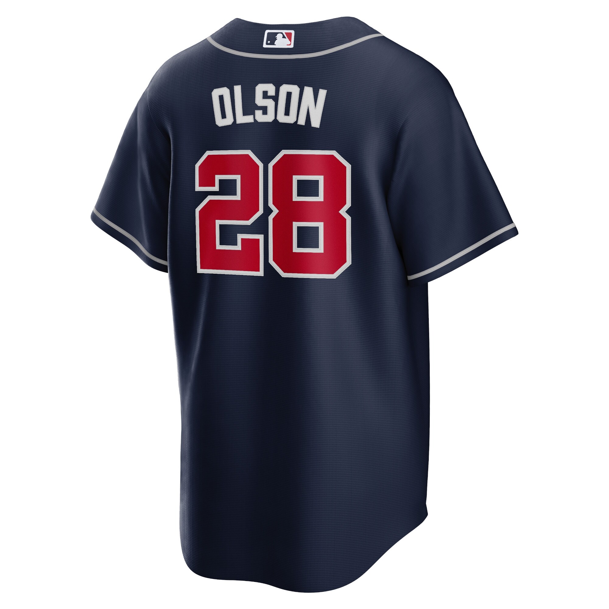 Atlanta Braves Matt Olson Navy Alternate Player MLB Jersey Men's