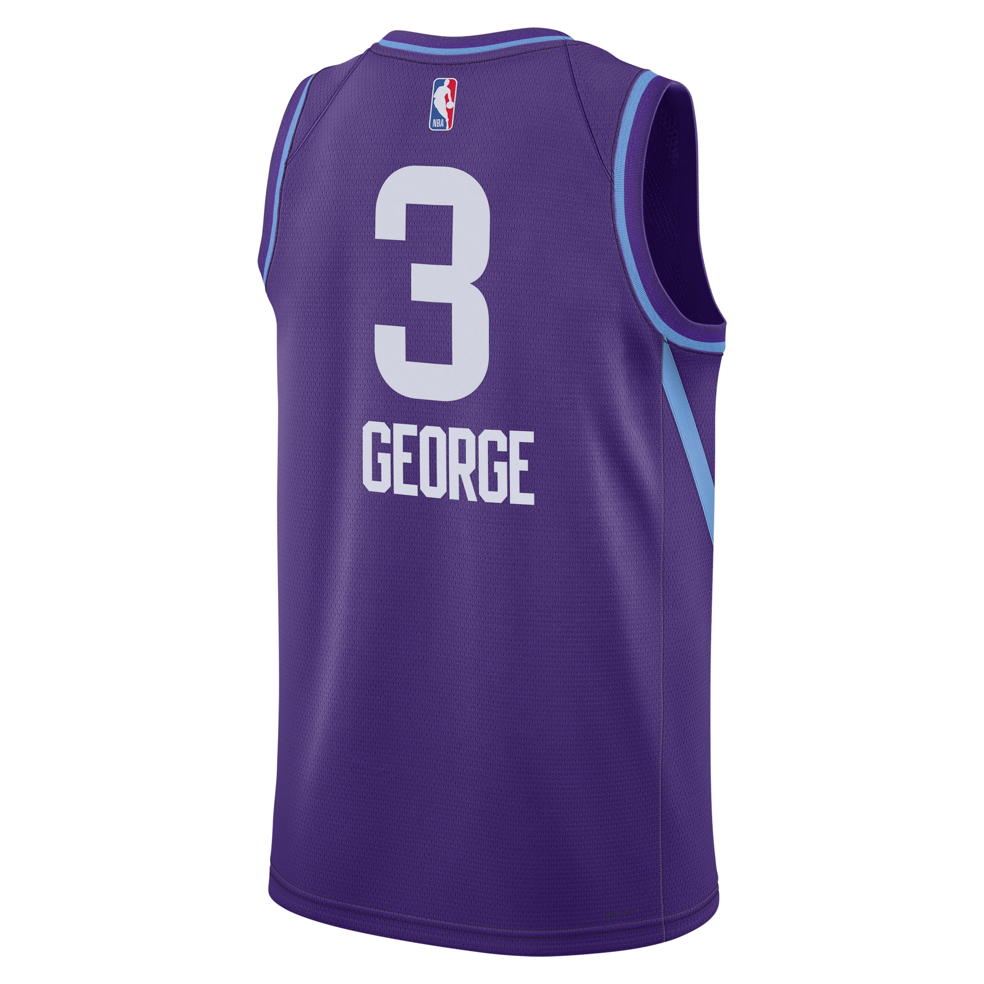 Camiseta City Edition Swingman Utah Jazz 2024 Purpura Keyonte Georg Unisex NBA Jersey Unisex