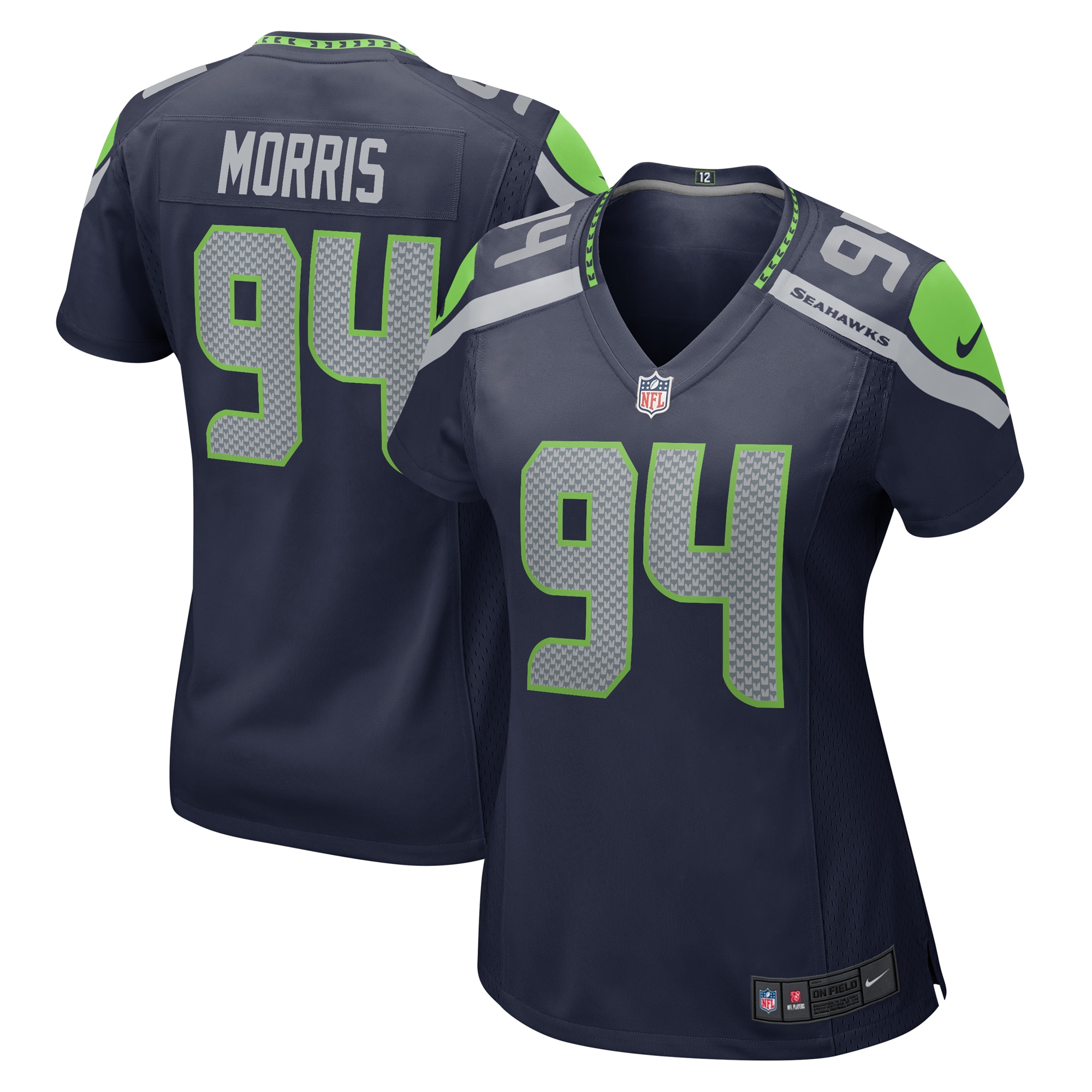 Mike Morris Seattle Seahawks Nike Women's Game Jersey - College Navy