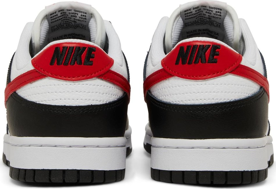 Dunk Low Black White Red FB3354-001