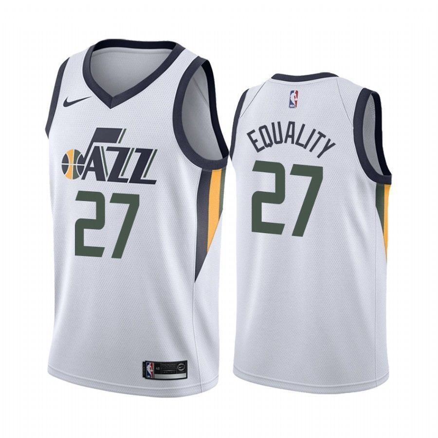 Rudy Gobert Equality Utah Jazz Association NBA Jersey Men's