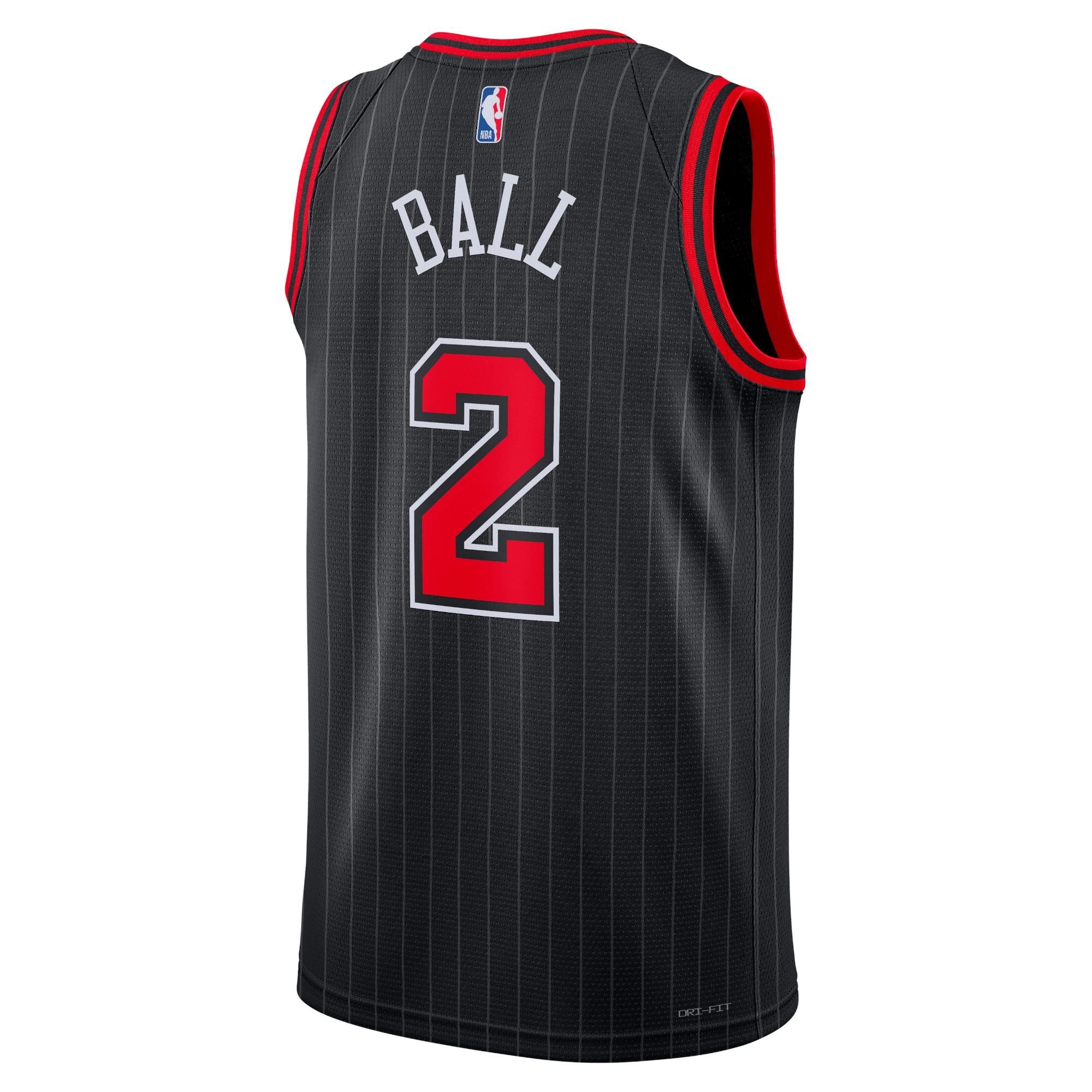 Chicago Bulls Jordan Statement Edition Swingman Black Lonzo Bal Unisex NBA Jersey Unisex