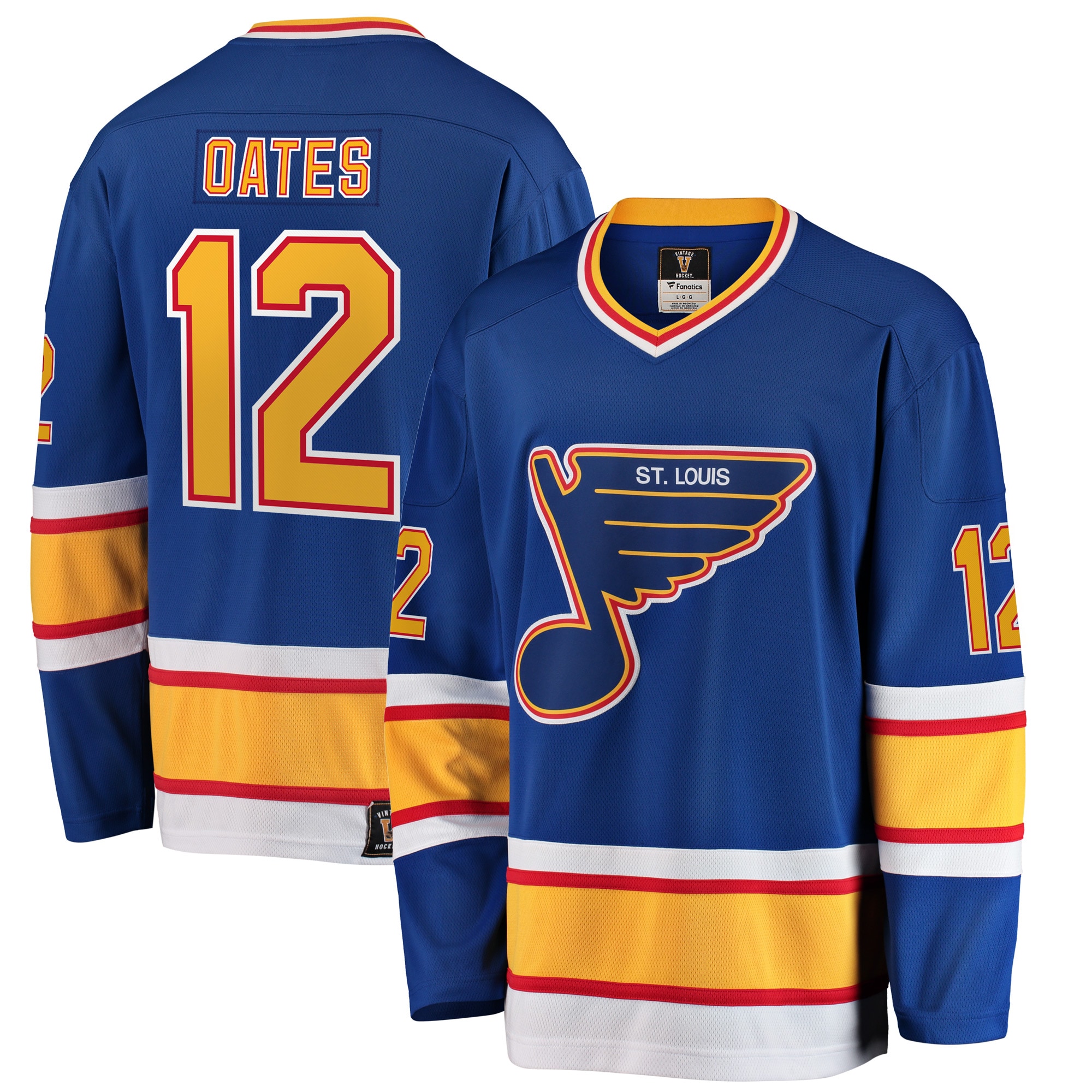 St. Louis Blues Adam Oates Blue Premier Breakaway Retired Player NHL Jersey Men's
