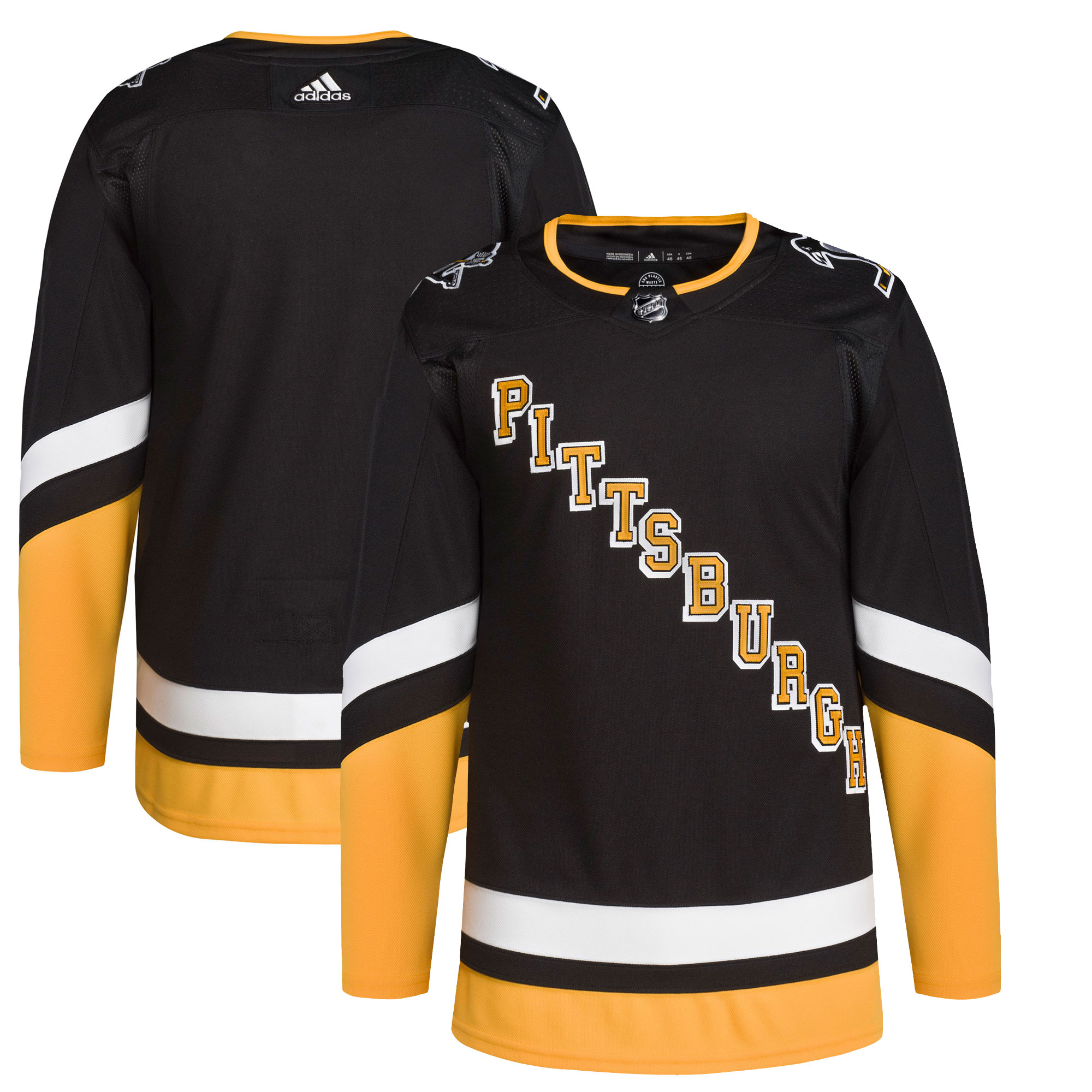 Pittsburgh Penguins Black 2021/22 Alternate Primegreen NHL Jersey Men's