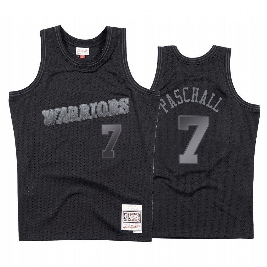 Golden State Warriors Eric Paschall Black Tonal NBA Jersey Men's