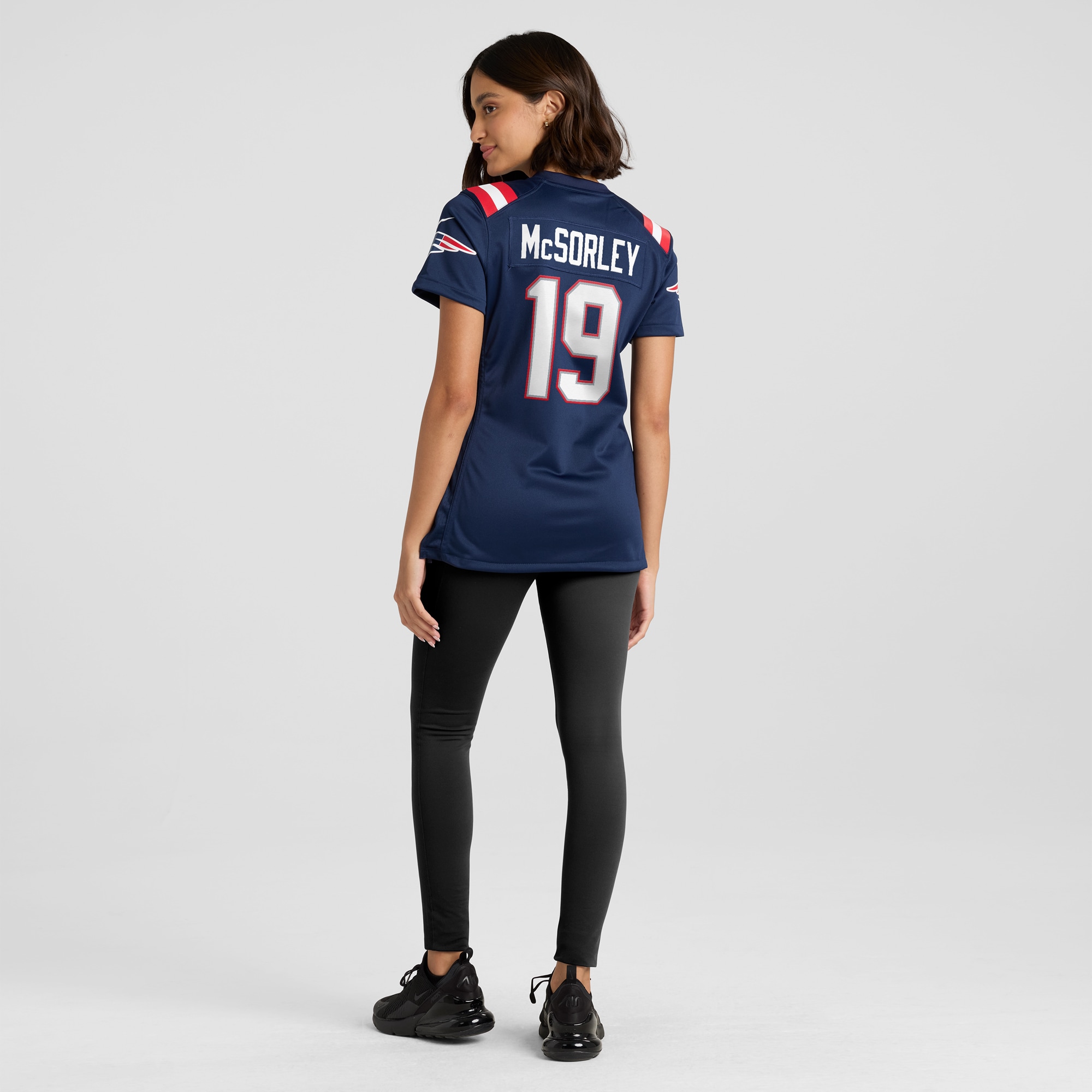 New England Patriots Trace McSorley Navy Game Player NFL Jersey Men's