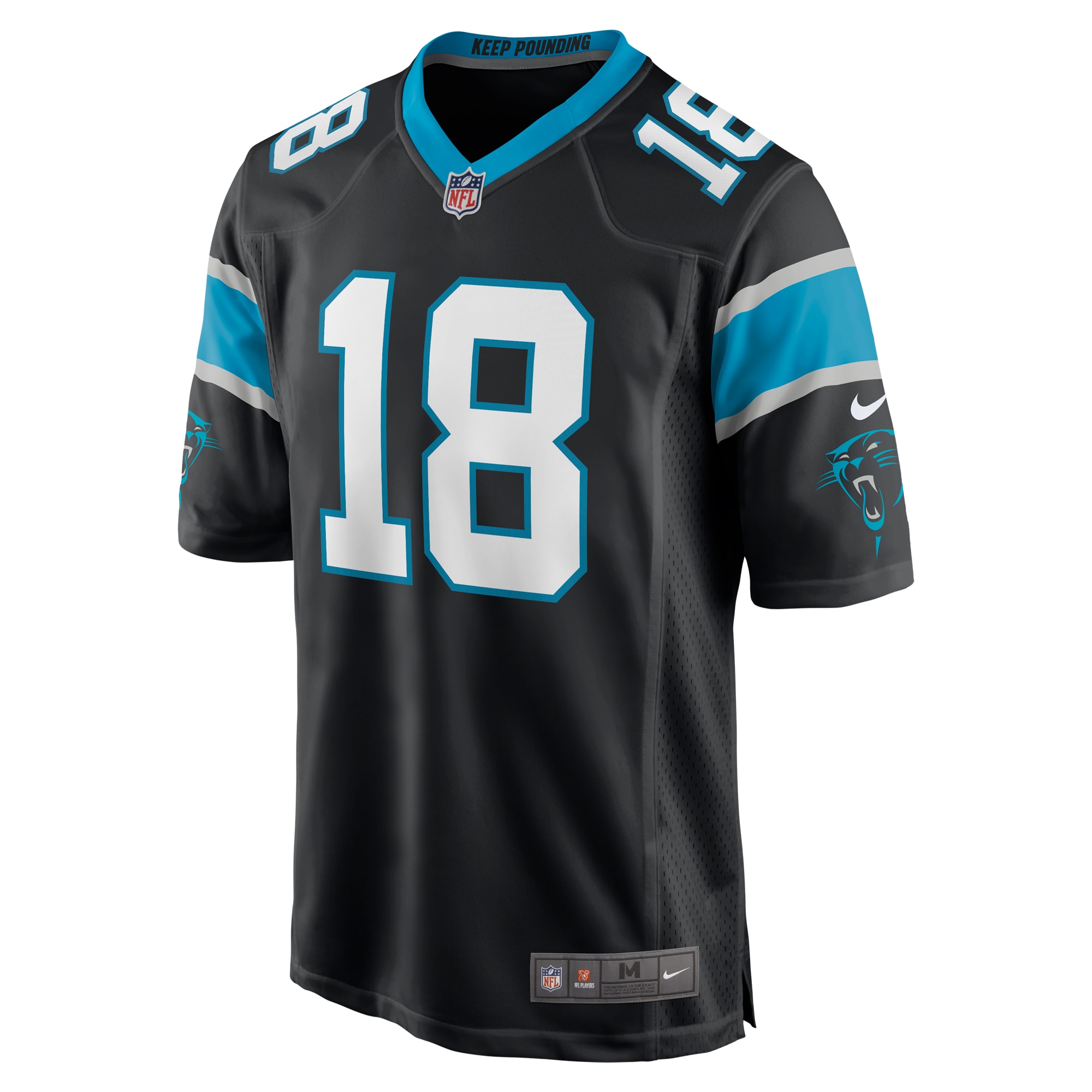 Carolina Panthers Damiere Byrd Black Game Player NFL Jersey Men's