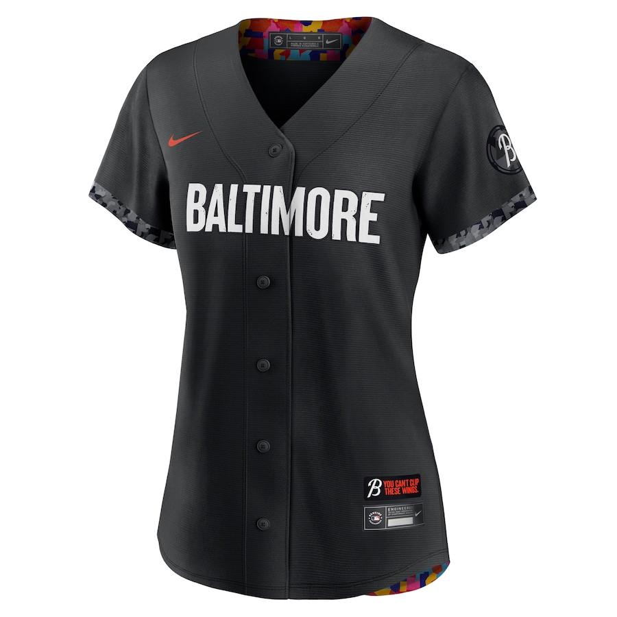 Cal Ripken 8 Baltimore Orioles 2023 City Connect Black MLB Jersey Women's