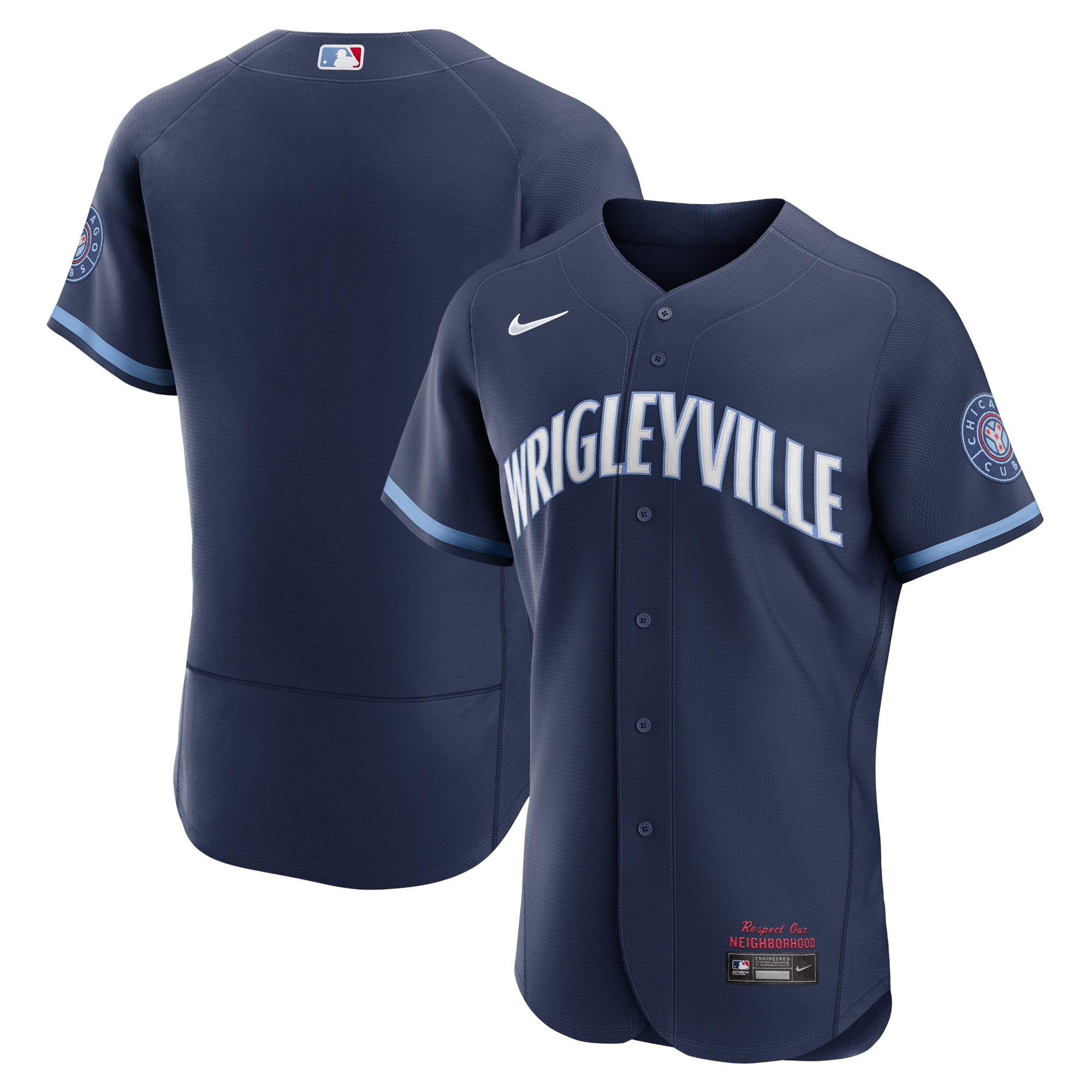 Chicago Cubs Navy City Connect MLB Jersey Men's