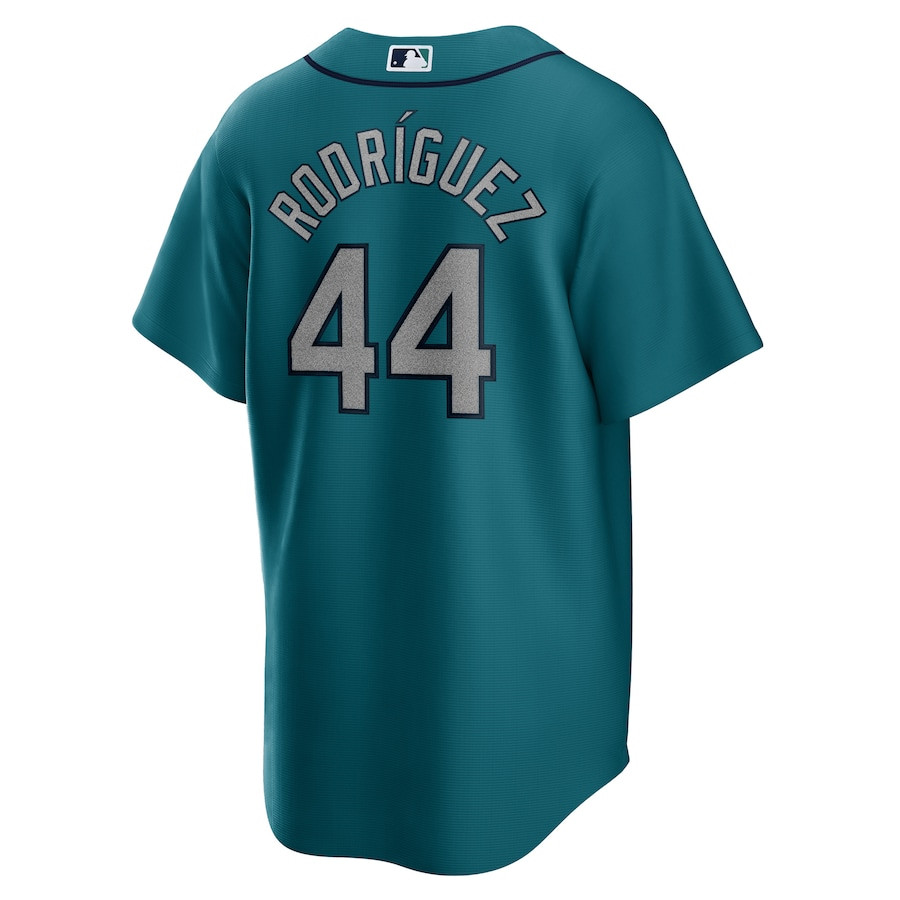 Julio Rodriguez 44 Seattle Mariners Player Aqua MLB Jersey Men's