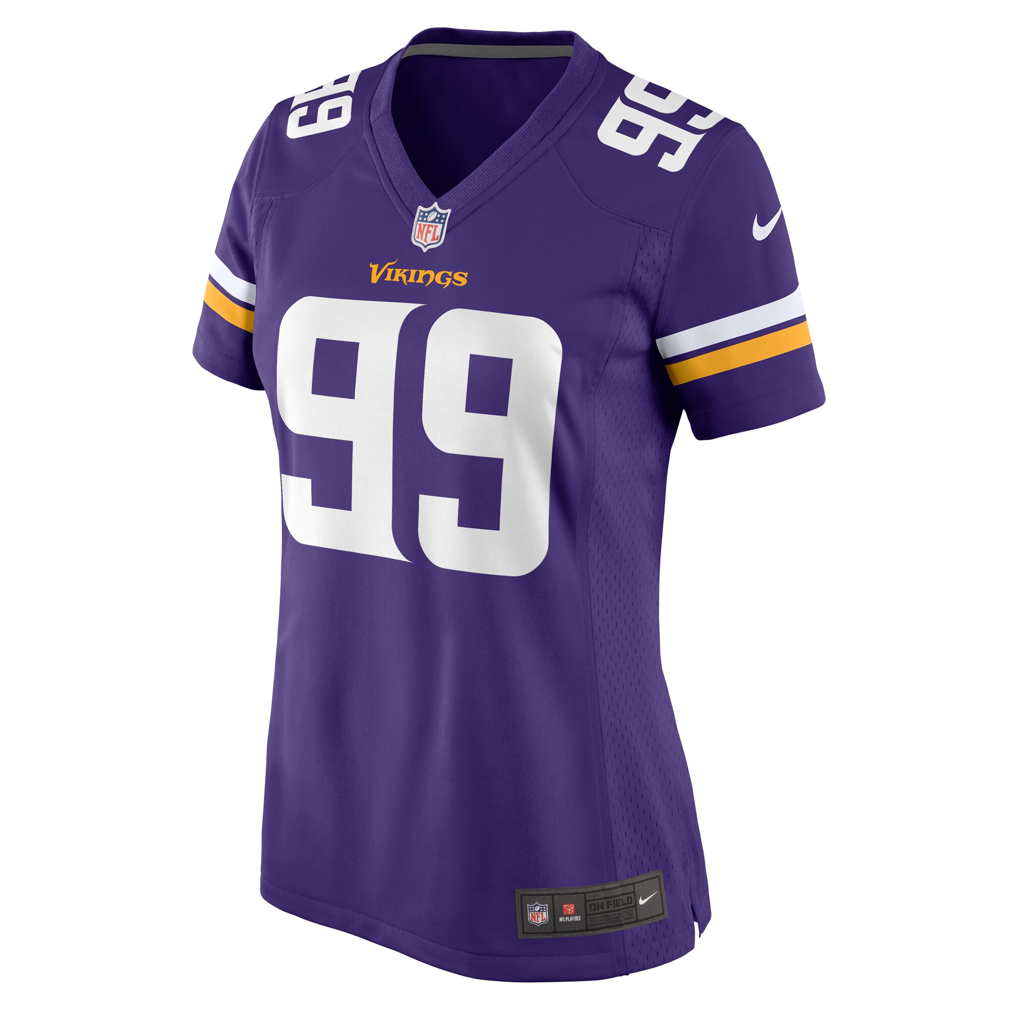 Minnesota Vikings Jerry Tillery Purple Game NFL Jersey Women's
