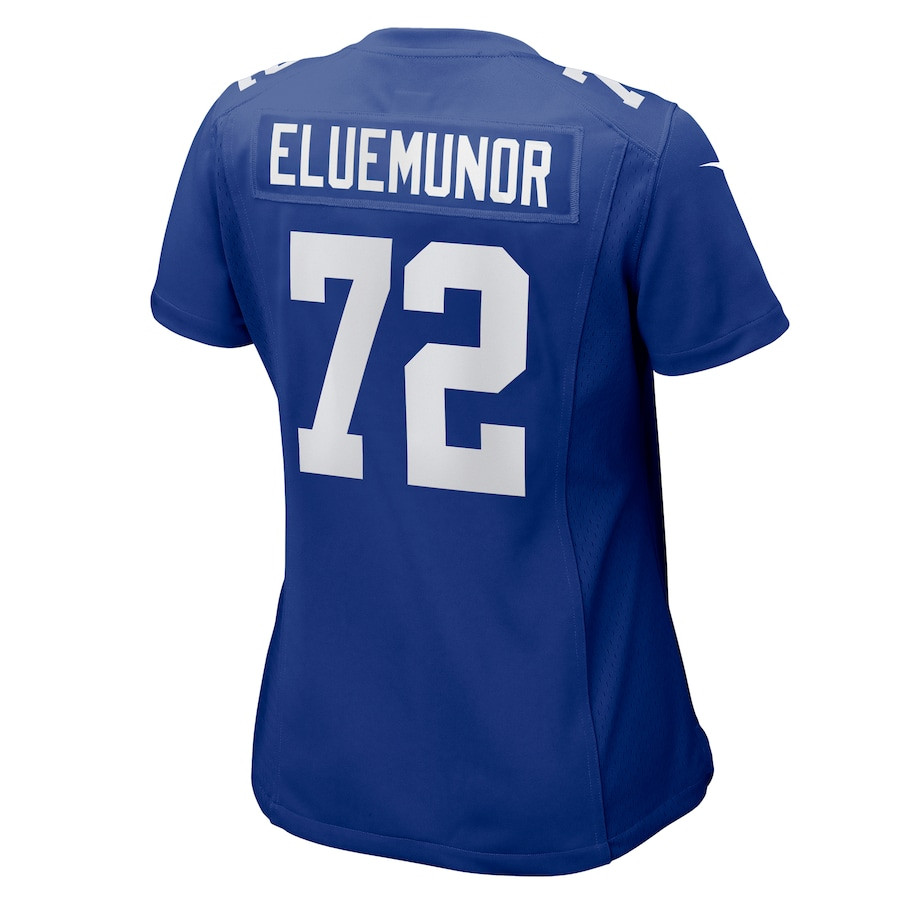 Jermaine Eluemunor 72 New York Giants Game Royal NFL Jersey Women's