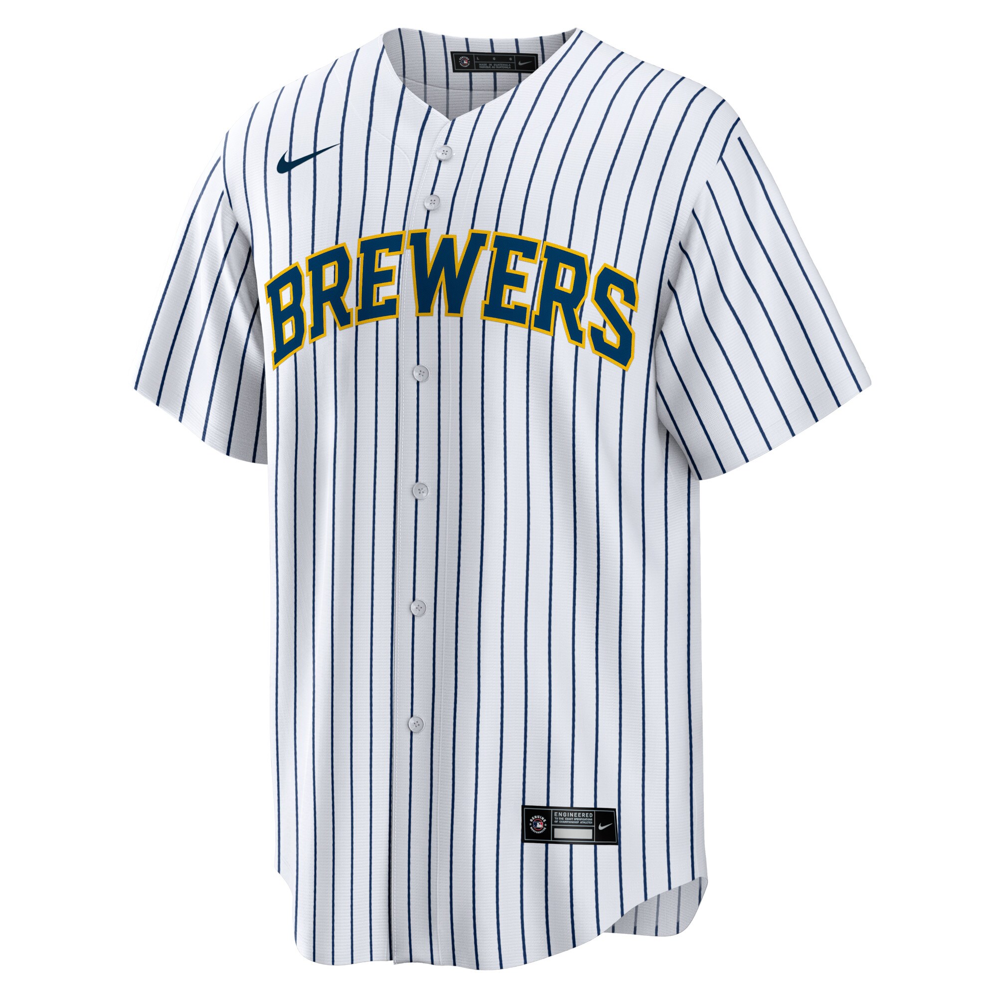 Milwaukee Brewers Christian Yelich White Alternate Player MLB Jersey Men's