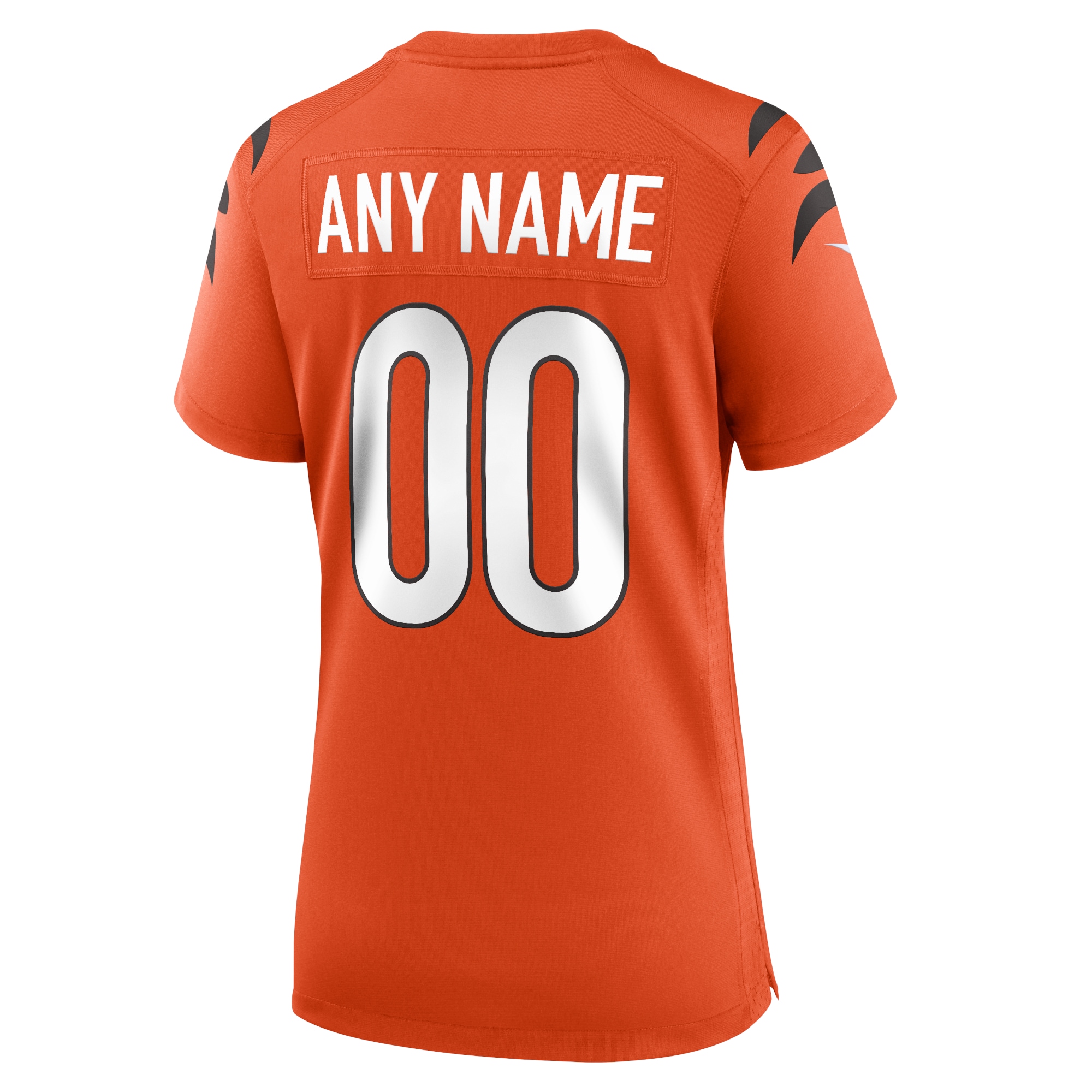 Cincinnati Bengals Orange Alternate Game Custom NFL Jersey Women's