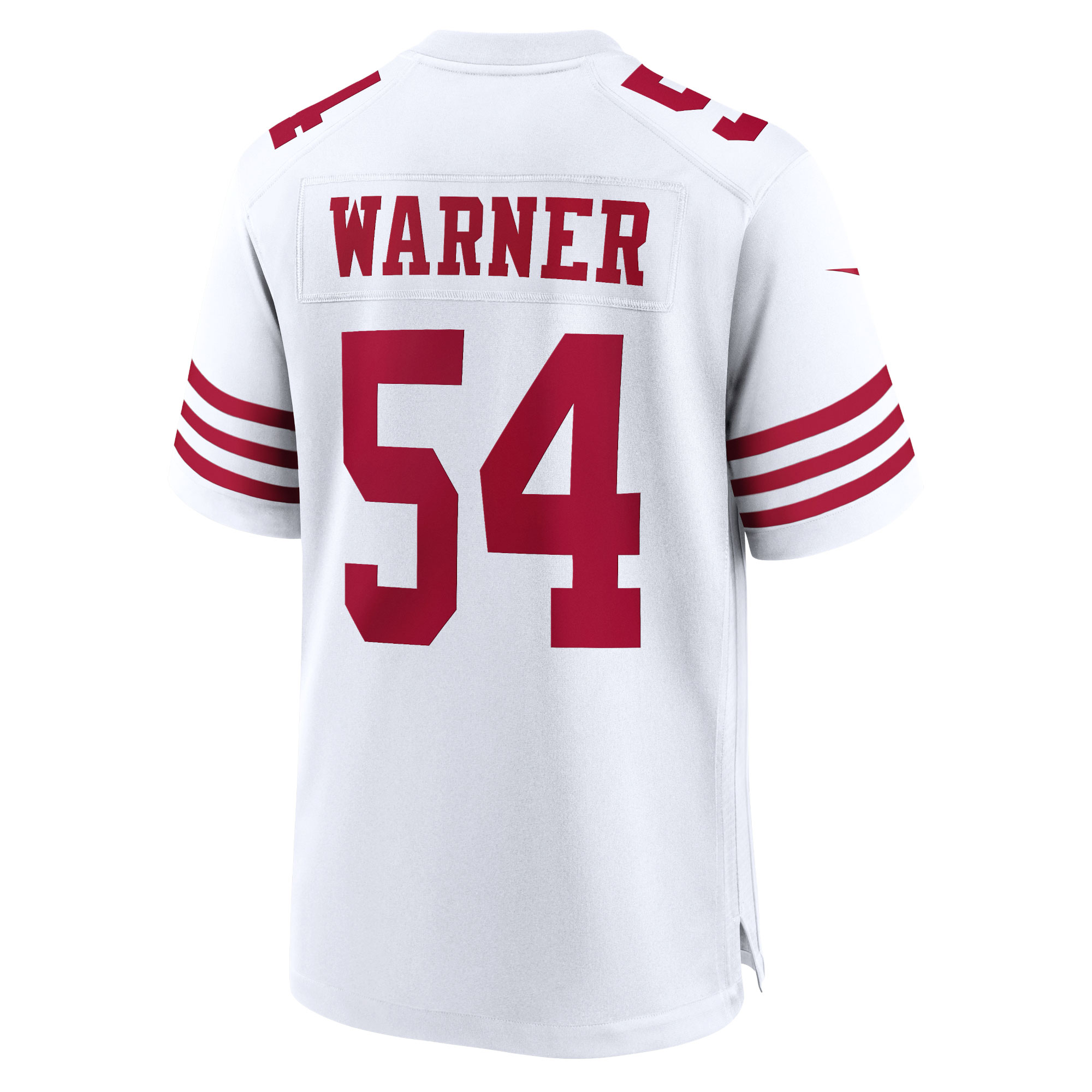 San Francisco 49ers Fred Warner White Team Game Player NFL Jersey Men's