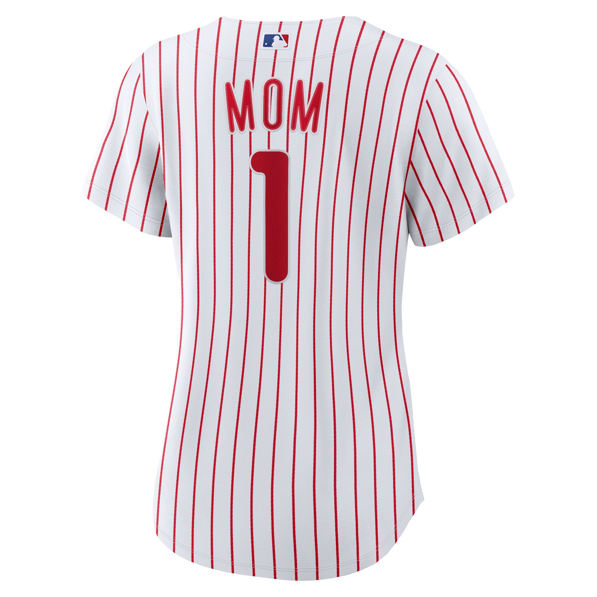 Philadelphia Phillies White #1 Mom Home MLB Jersey Women's