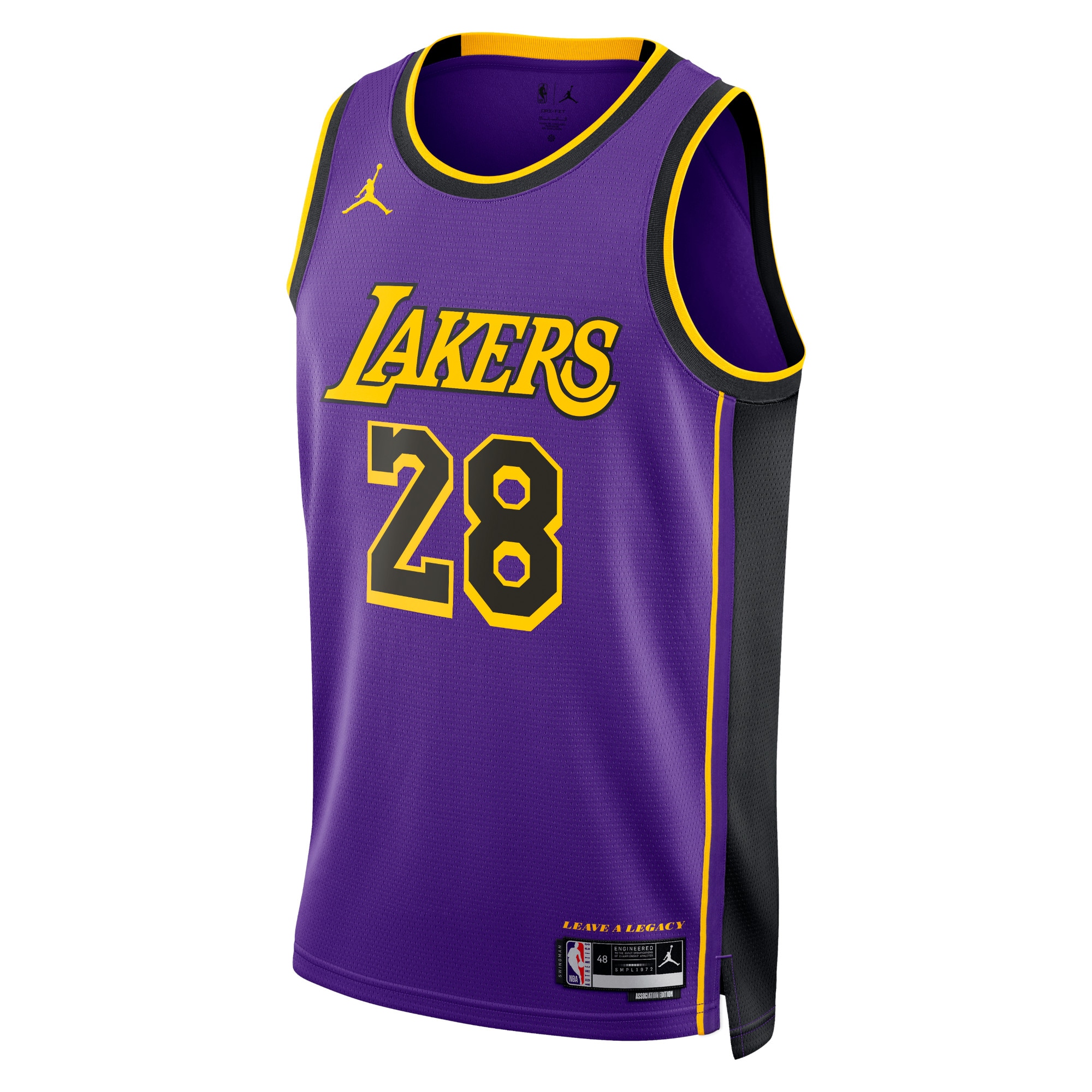 Los Angeles Lakers Jordan Statement Edition Swingman Purple Rui Hachimur Unisex NBA Jersey Unisex
