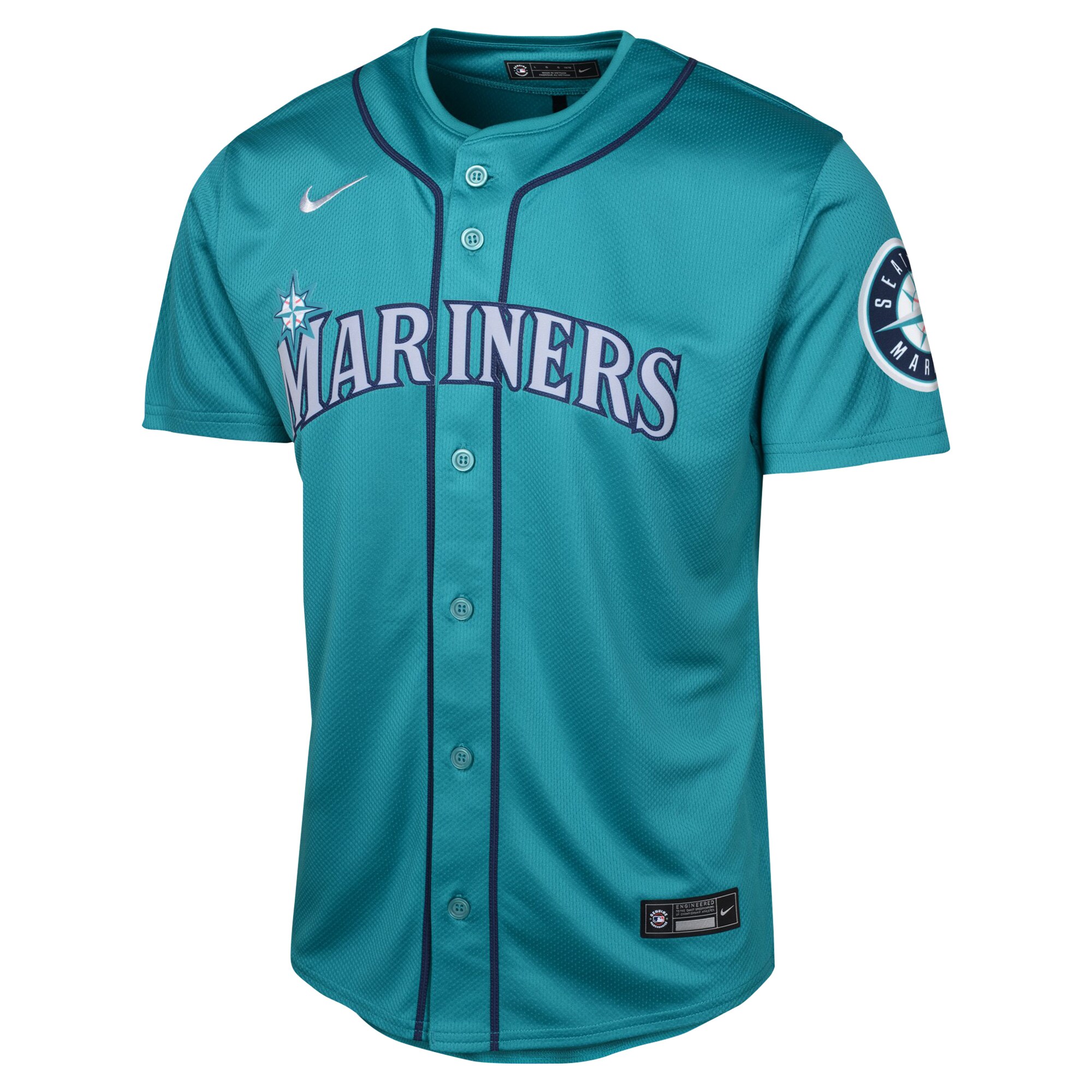 Seattle Mariners Aqua Alternate Limited MLB Jersey Youth