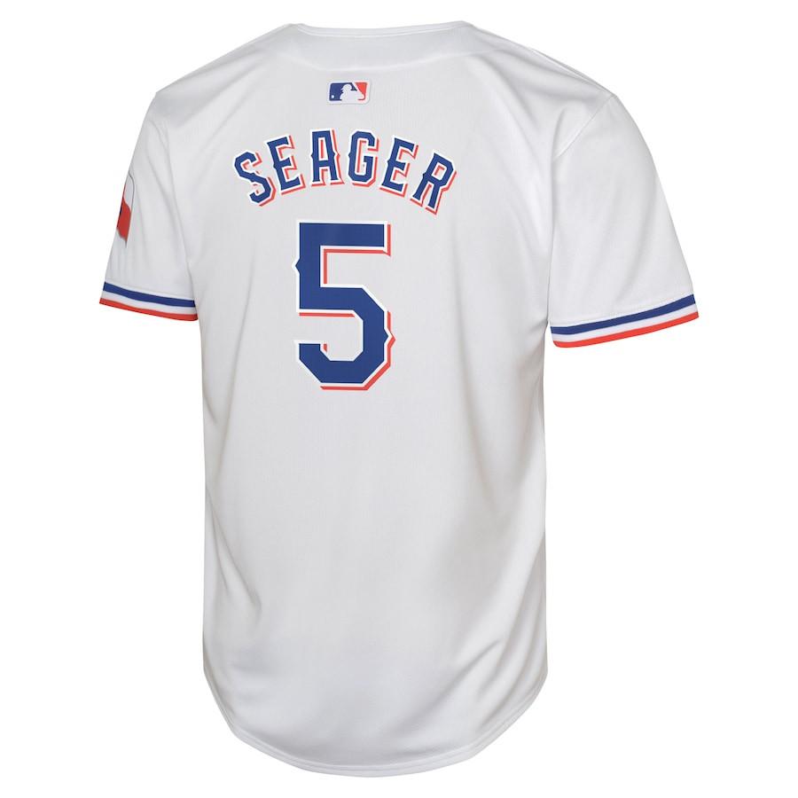 Corey Seager 5 Texas Rangers Home Limited Player White MLB Jersey Youth