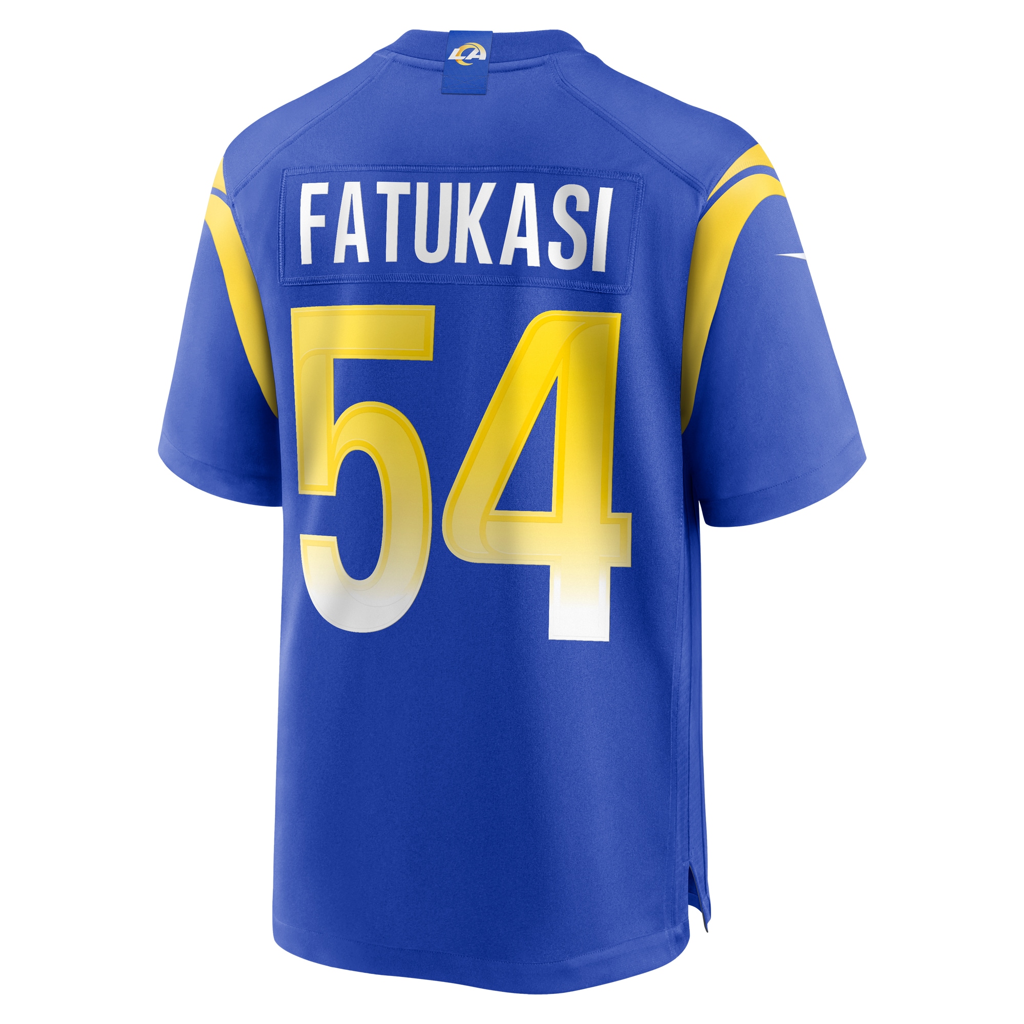 Los Angeles Rams Olakunle Fatukasi Royal Game NFL Jersey Men's